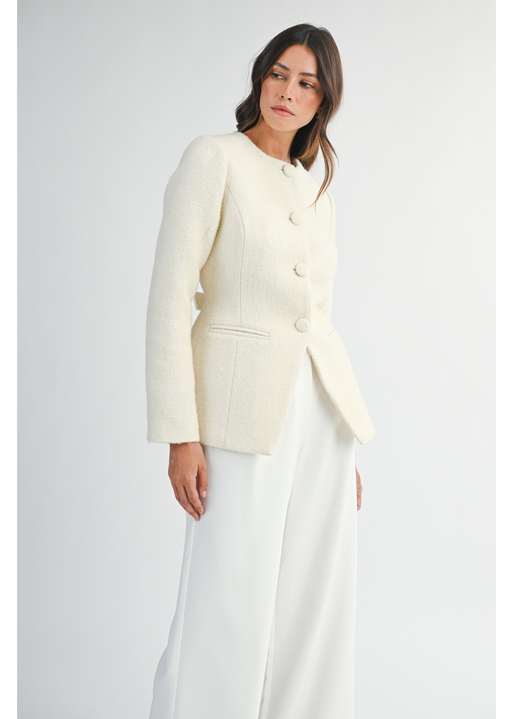 Mable Boucle Blazer - MJK6556