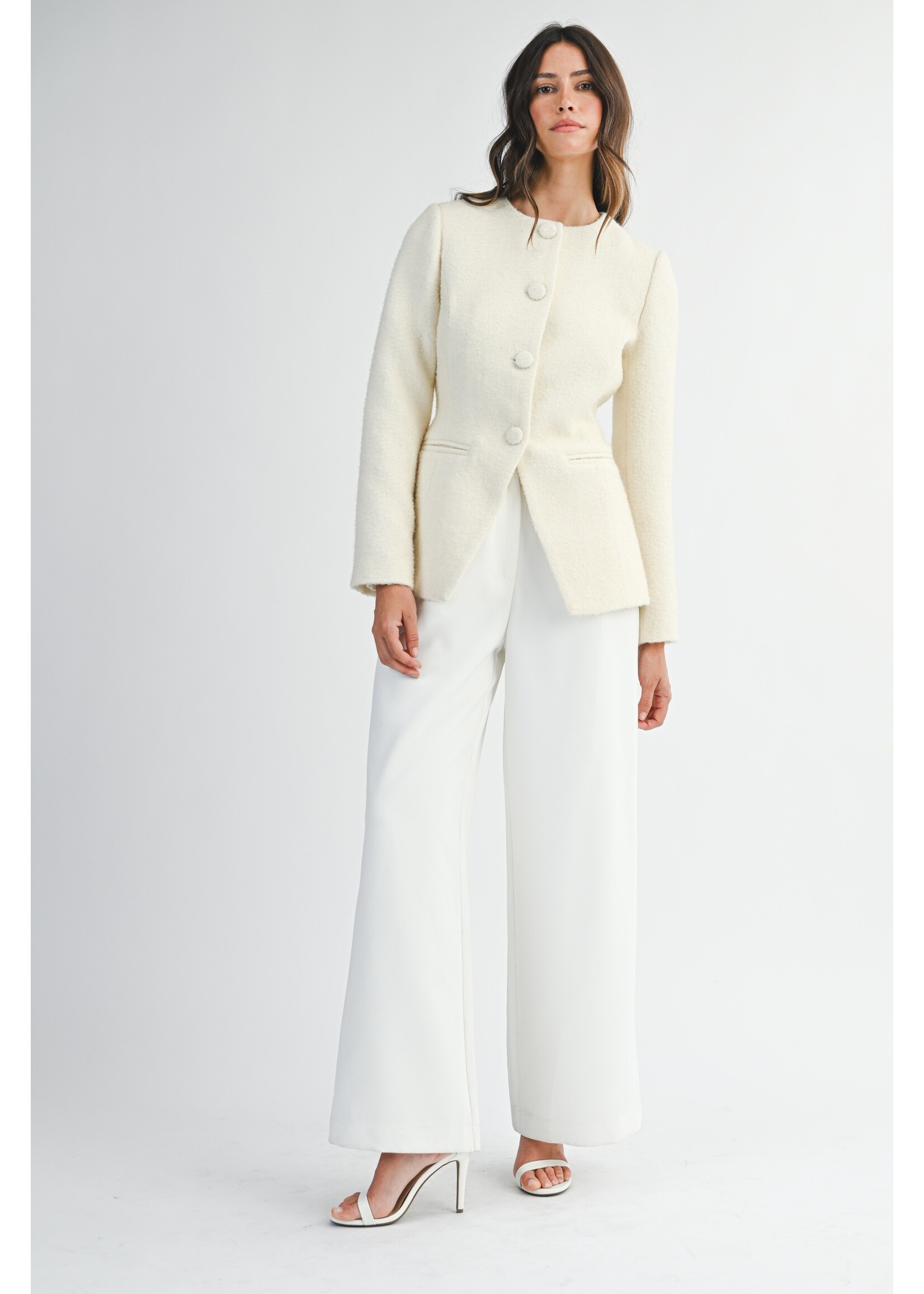 Mable Boucle Blazer - MJK6556