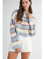 Mable Stripe Knit Sweater - MT2280