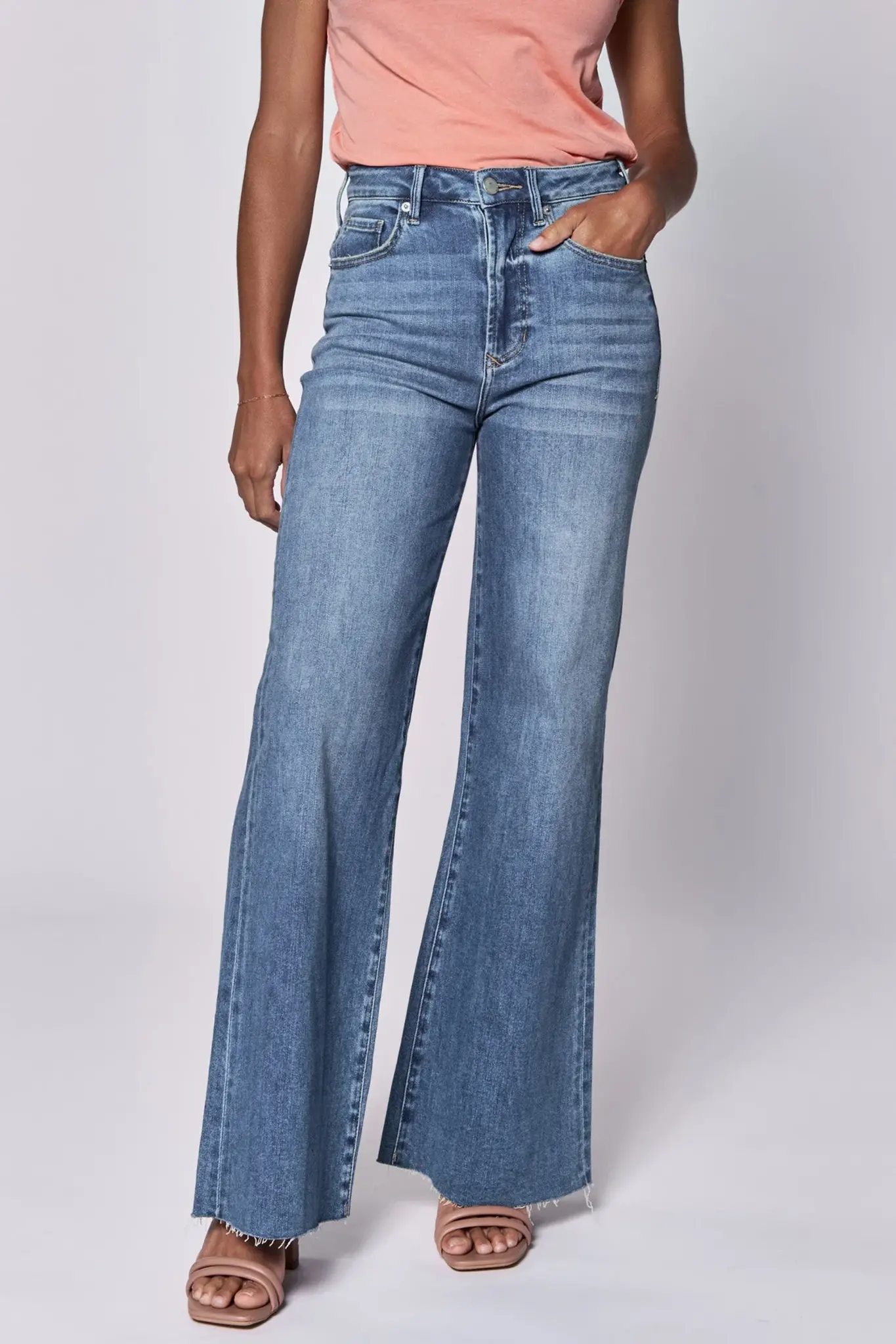 FIONA WIDE LEG JEAN SKYWAY