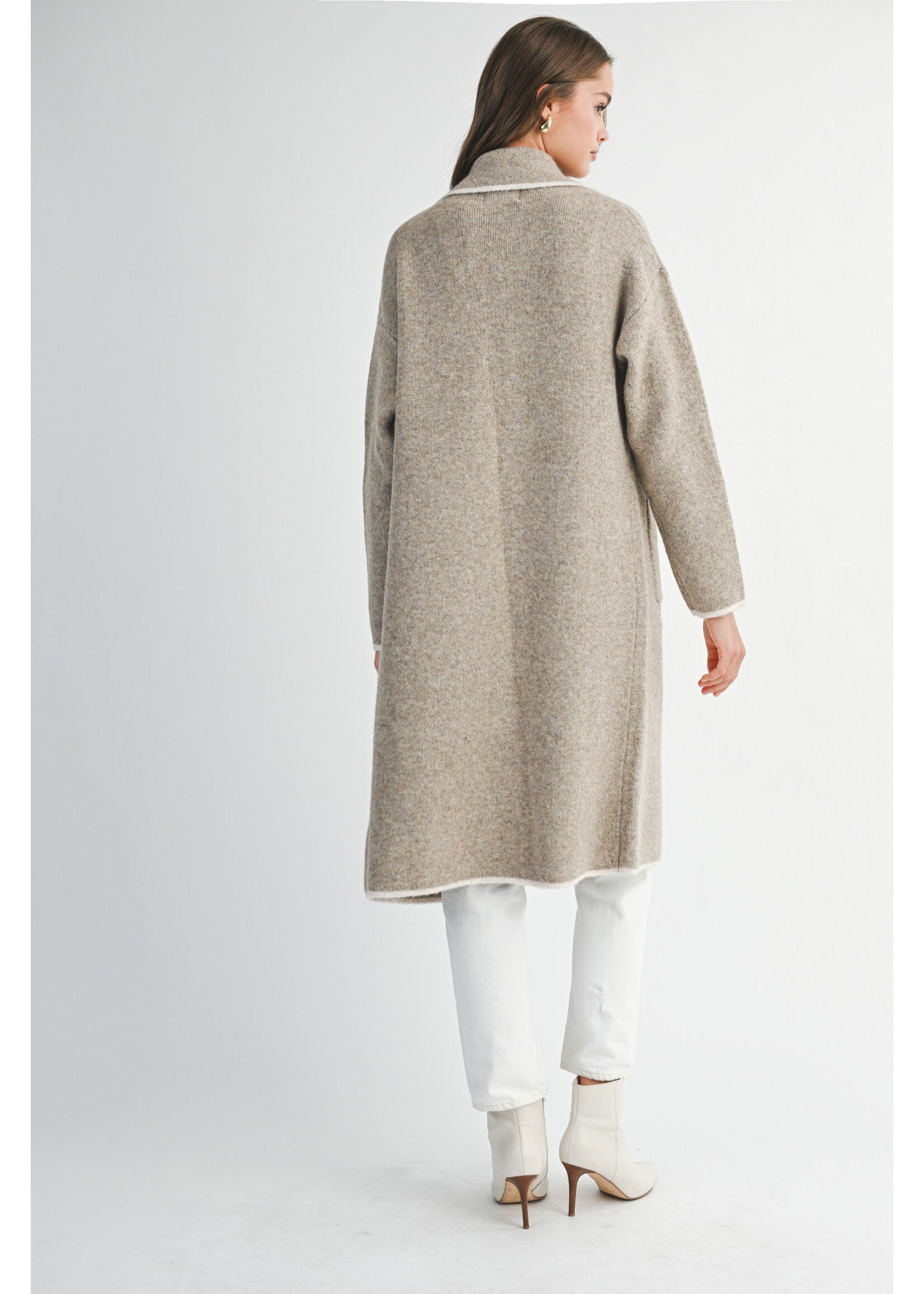 Mable Collar Sweater Jacket - MJK6540SS