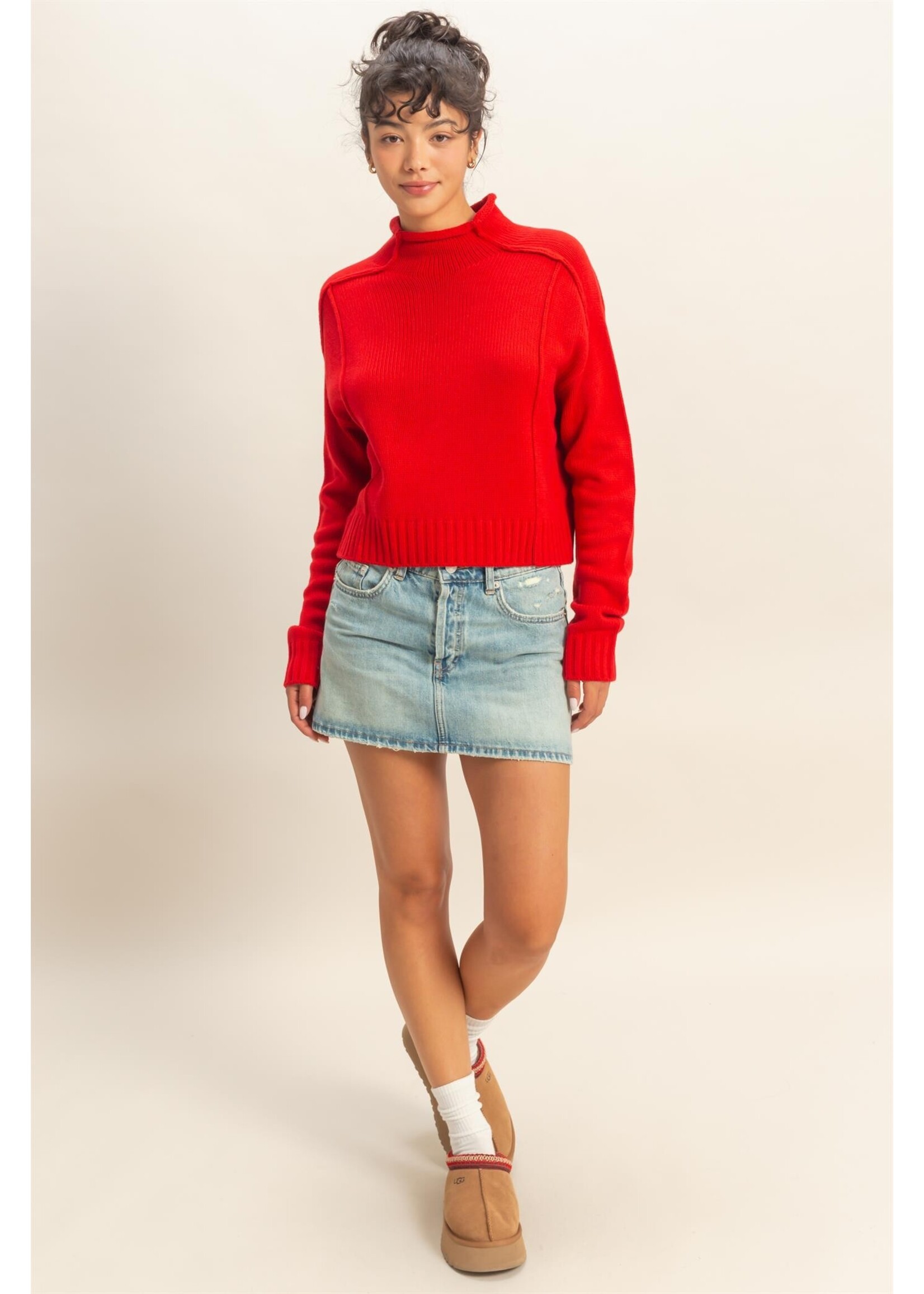 HYFVE High Roll Neck Sweater - DZ25E136