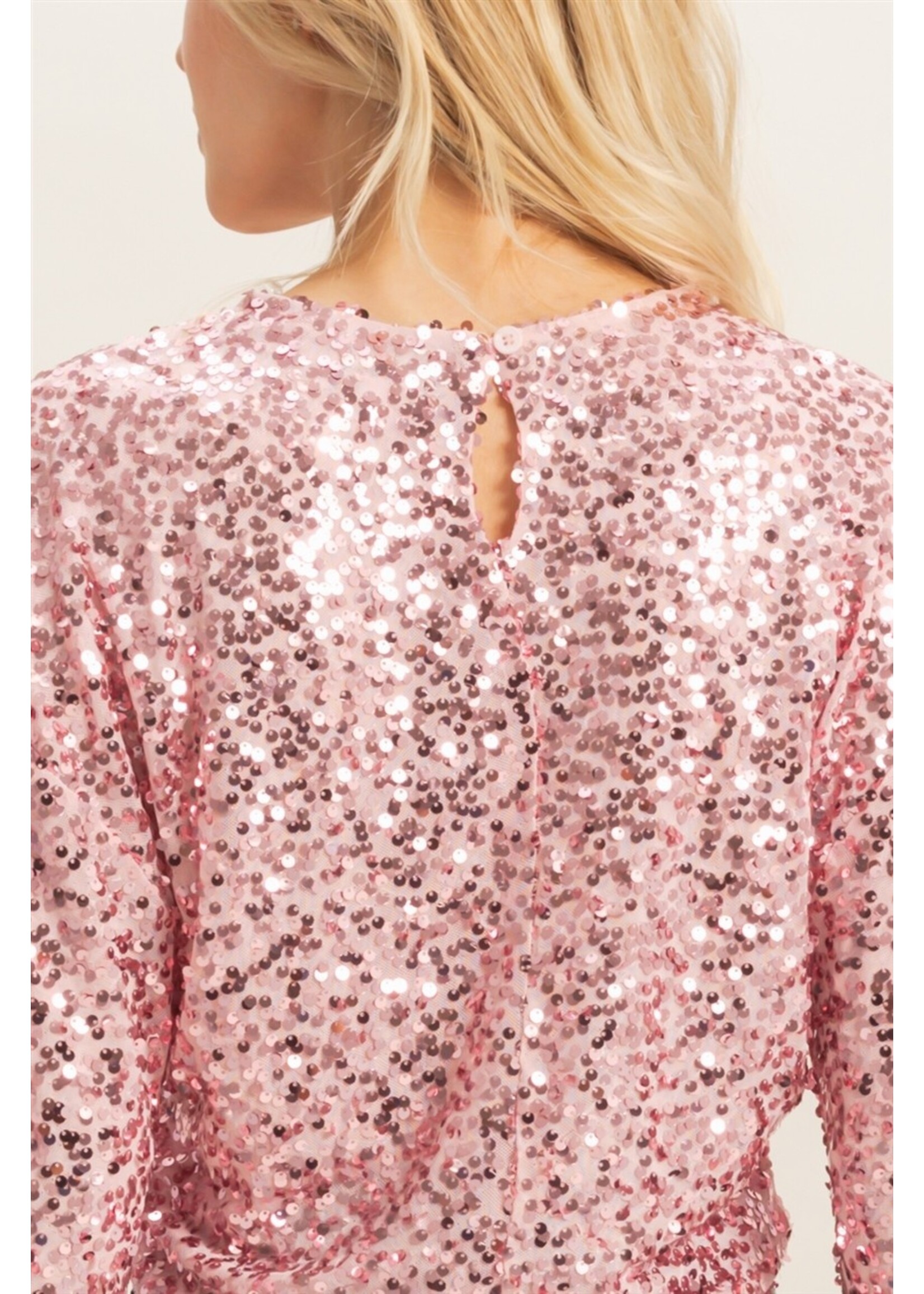 HYFVE Glamorous Sequined Long-sleeve Top - HF25F429