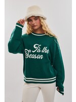 Le Lis "Tis the Season" Graphic Crew Neck Sweater - IWT5976