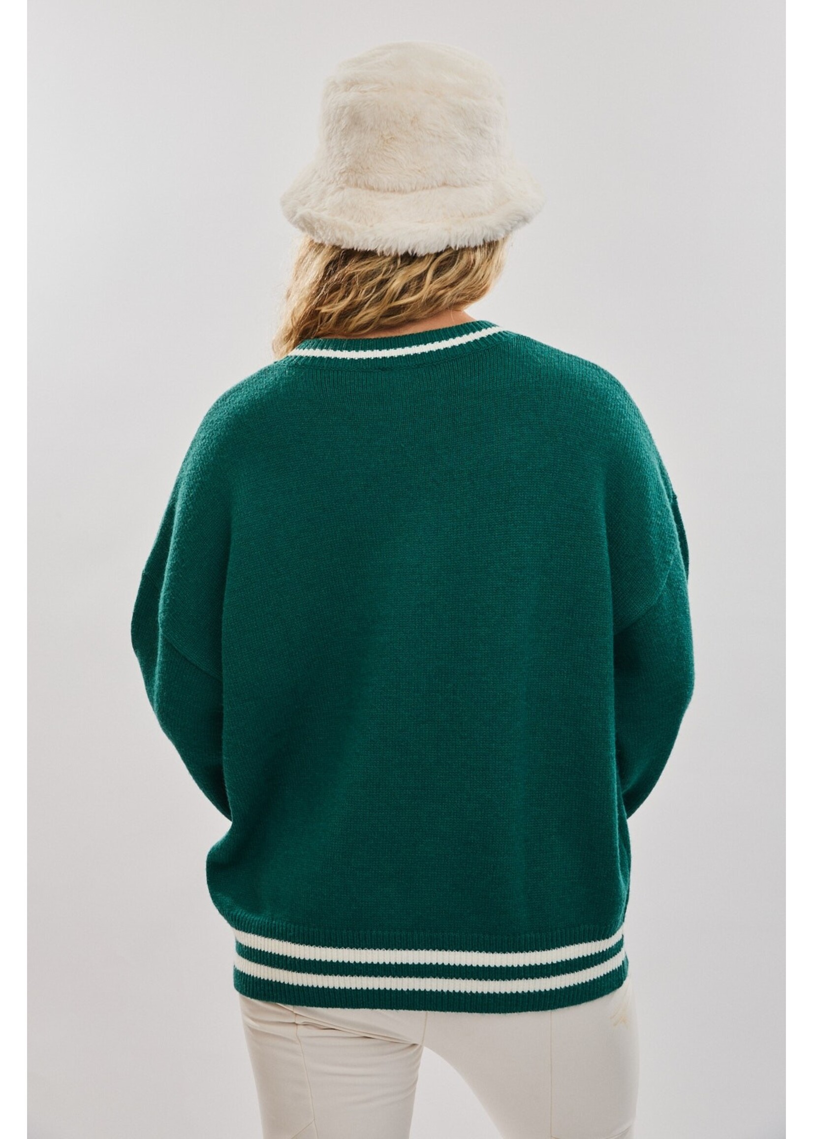 Le Lis "Tis the Season" Graphic Crew Neck Sweater - IWT5976