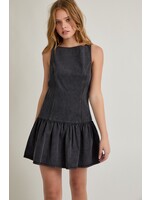 Le Lis Boat Neck Sleeveless Low Waist Dress - SD2297-6
