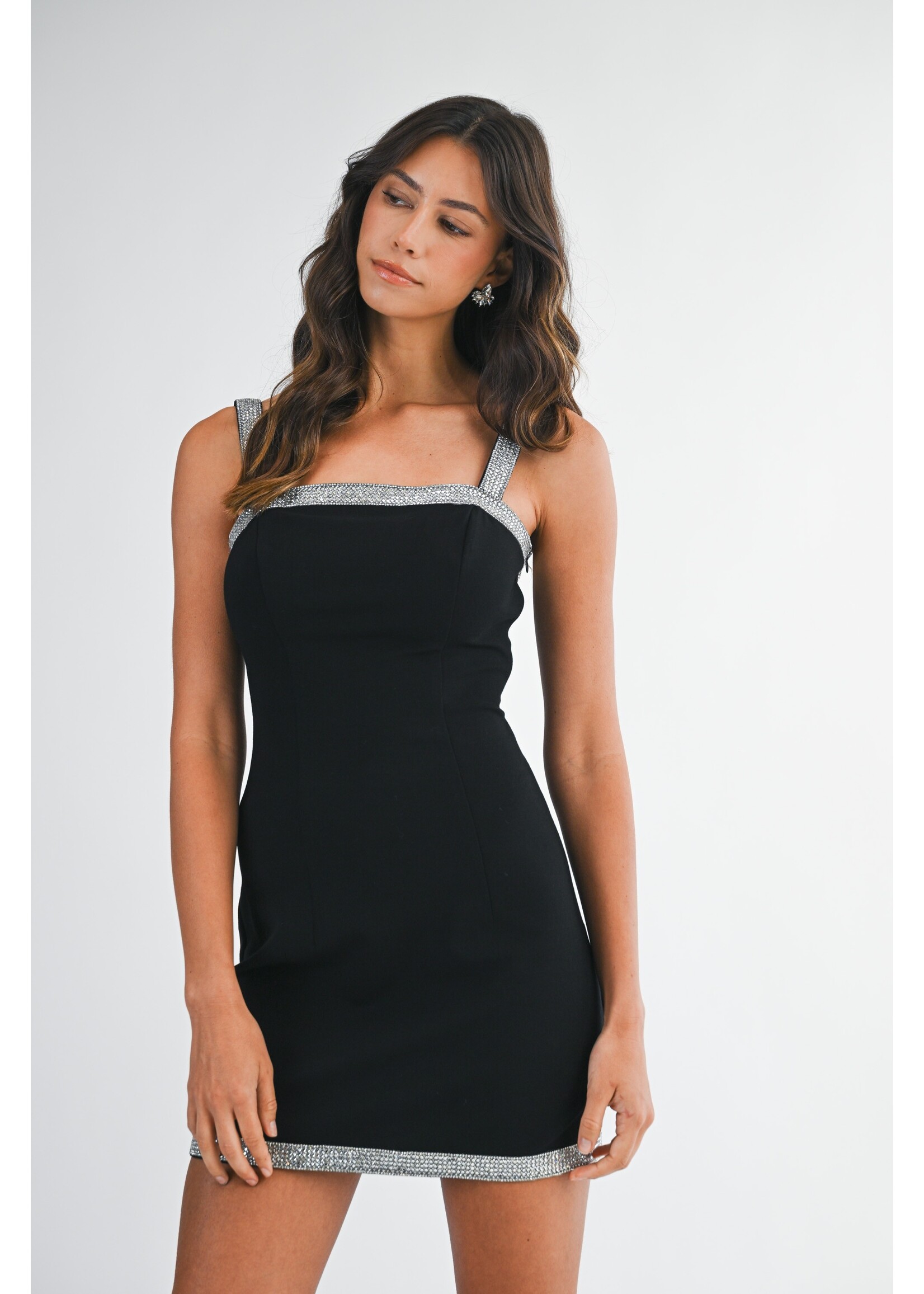 Mable Beads Embellished Mini Dress - MD6111