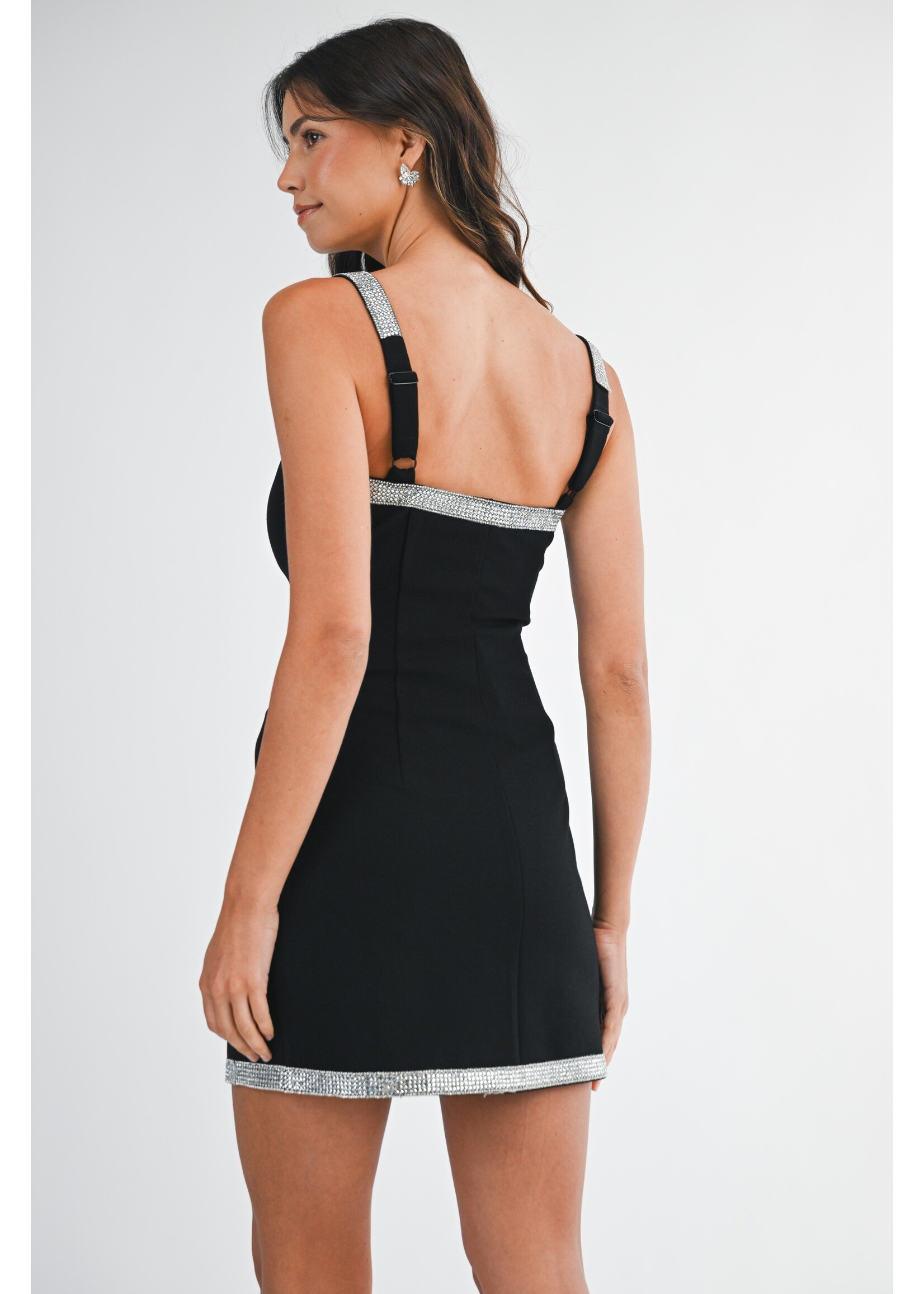 Mable Beads Embellished Mini Dress - MD6111