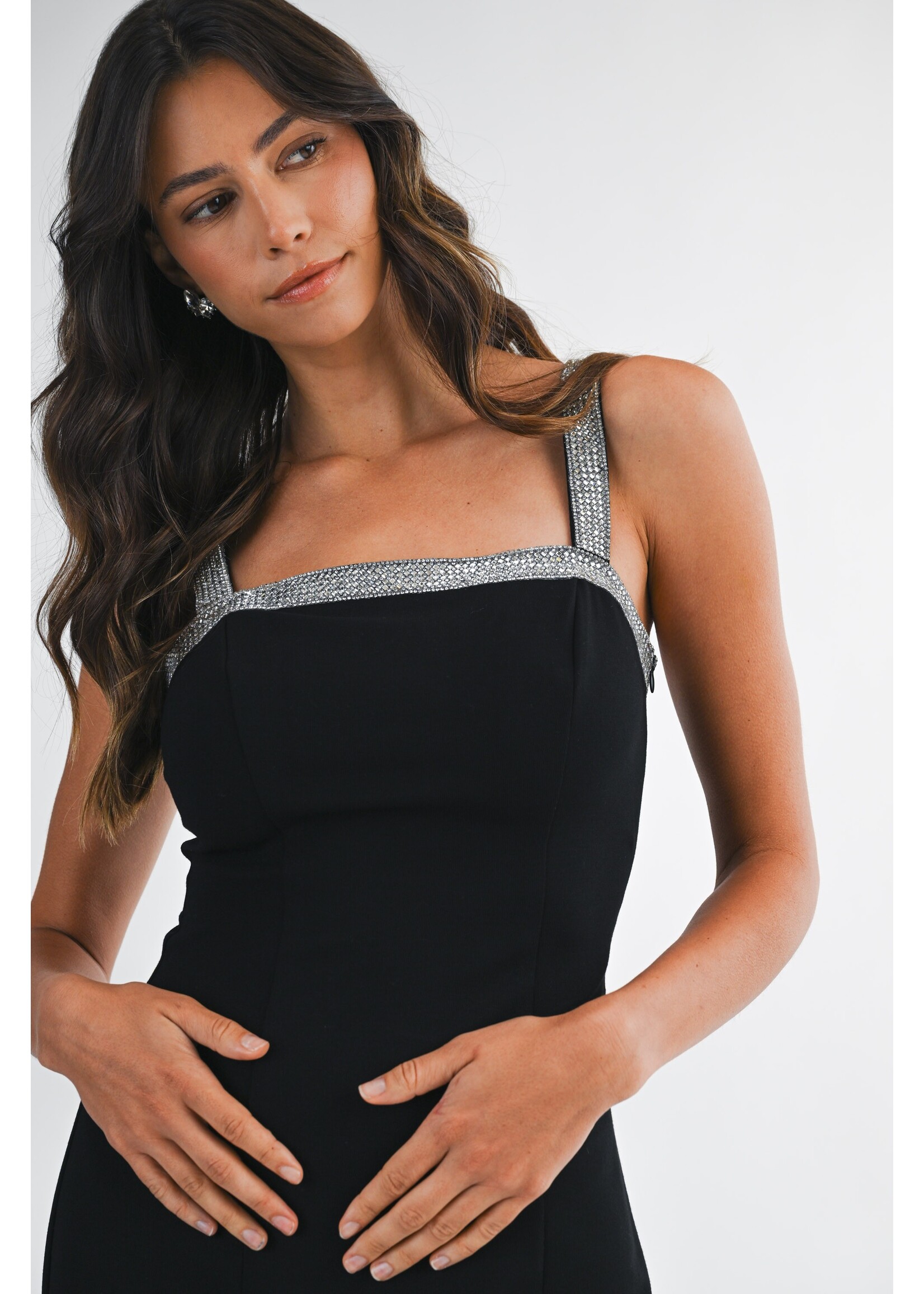 Mable Beads Embellished Mini Dress - MD6111