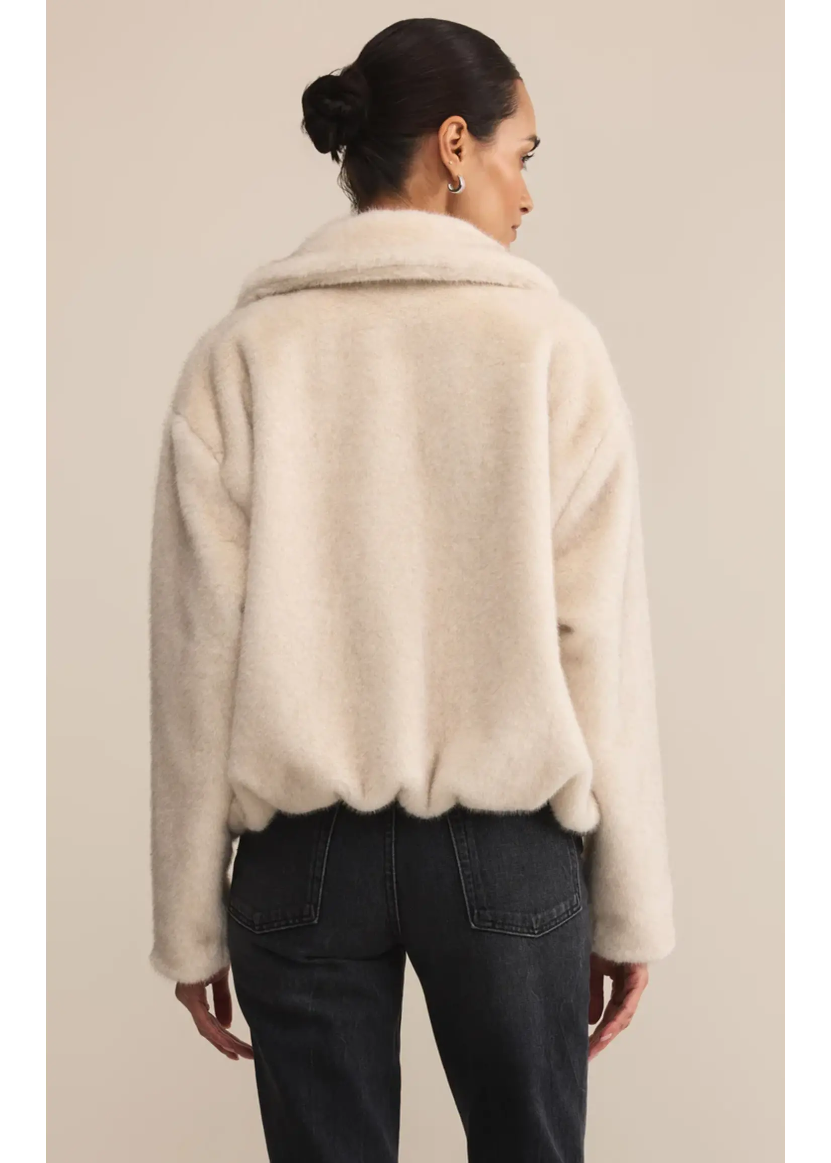 Z Supply Amethyst Faux Fur Jacket - ZJ253278