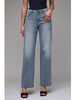 Hidden Stretch Mid Rise Dad Jean - HD9636D-LG
