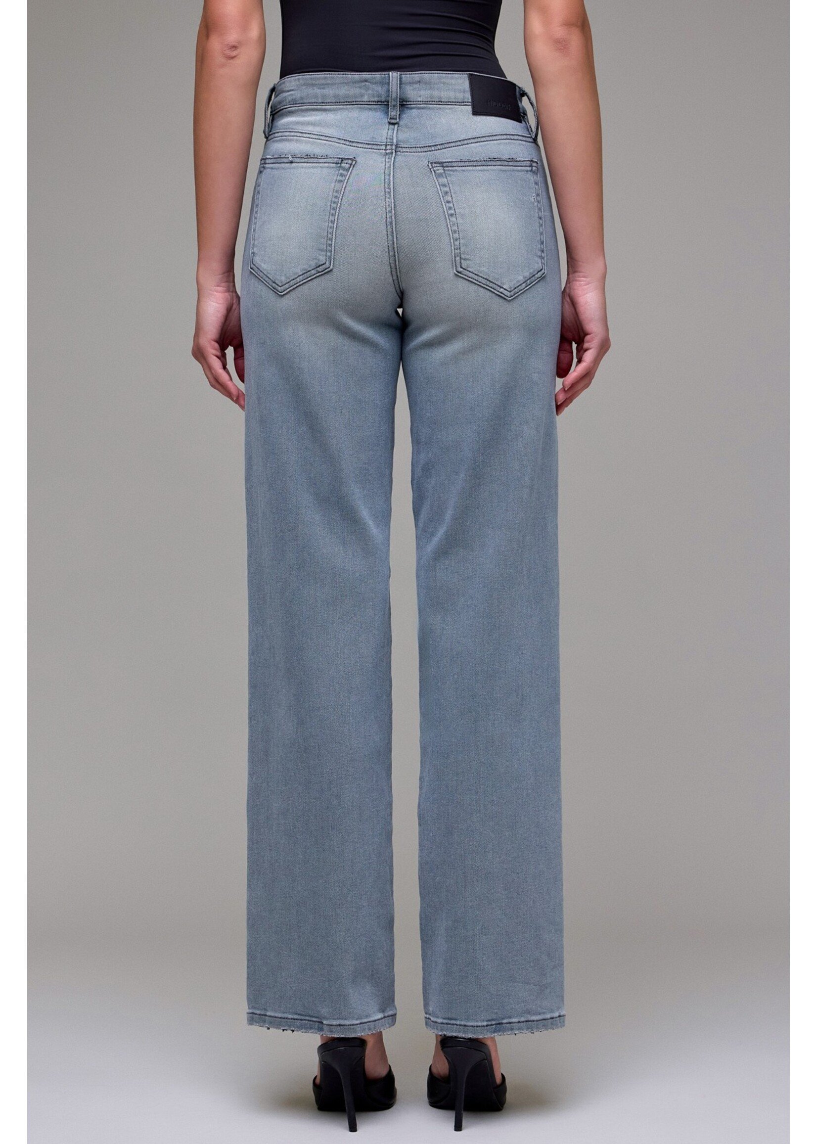 Hidden Stretch Mid Rise Dad Jean - HD9636D-LG