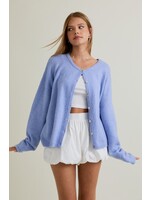 Le Lis Crew Neck Sweater Cardigan - IWJ5904