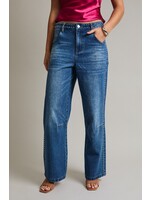 Le Lis Mid-Rise Denim Pants with Stud Detail - PP6653