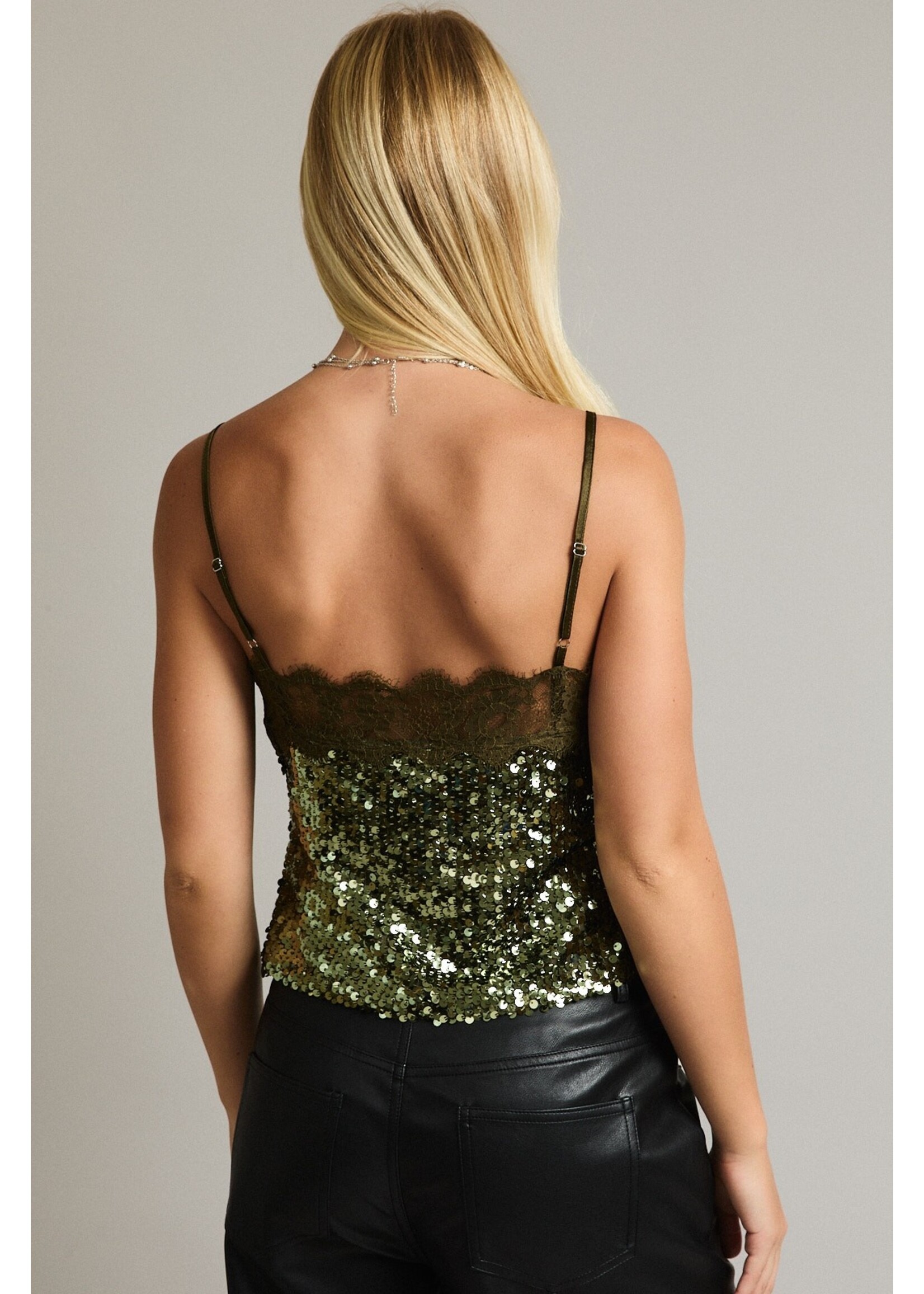 Le Lis Cami Sequin Top - PT6714