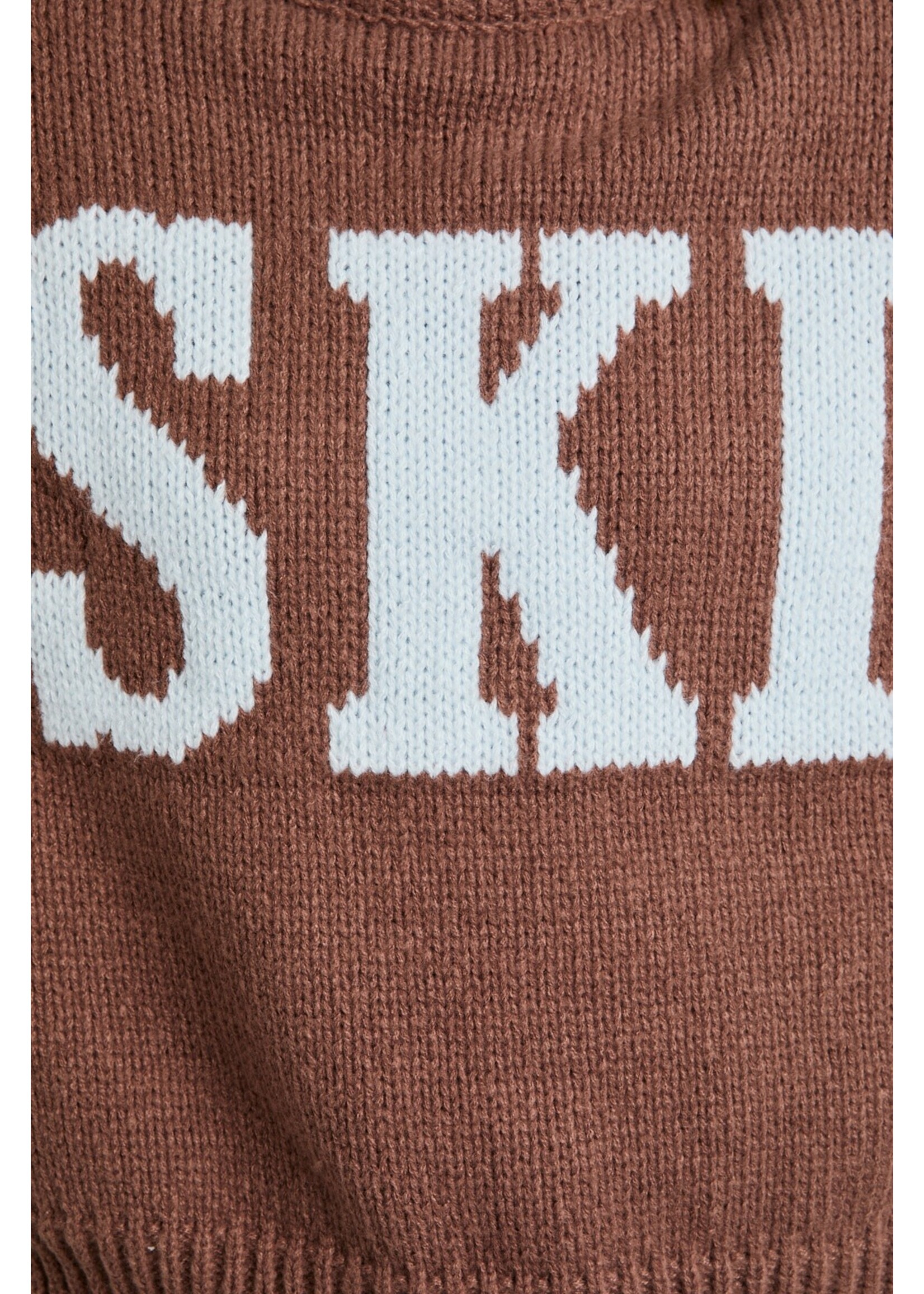 Le Lis High Neck Oversized Sweater Top - SWT2543