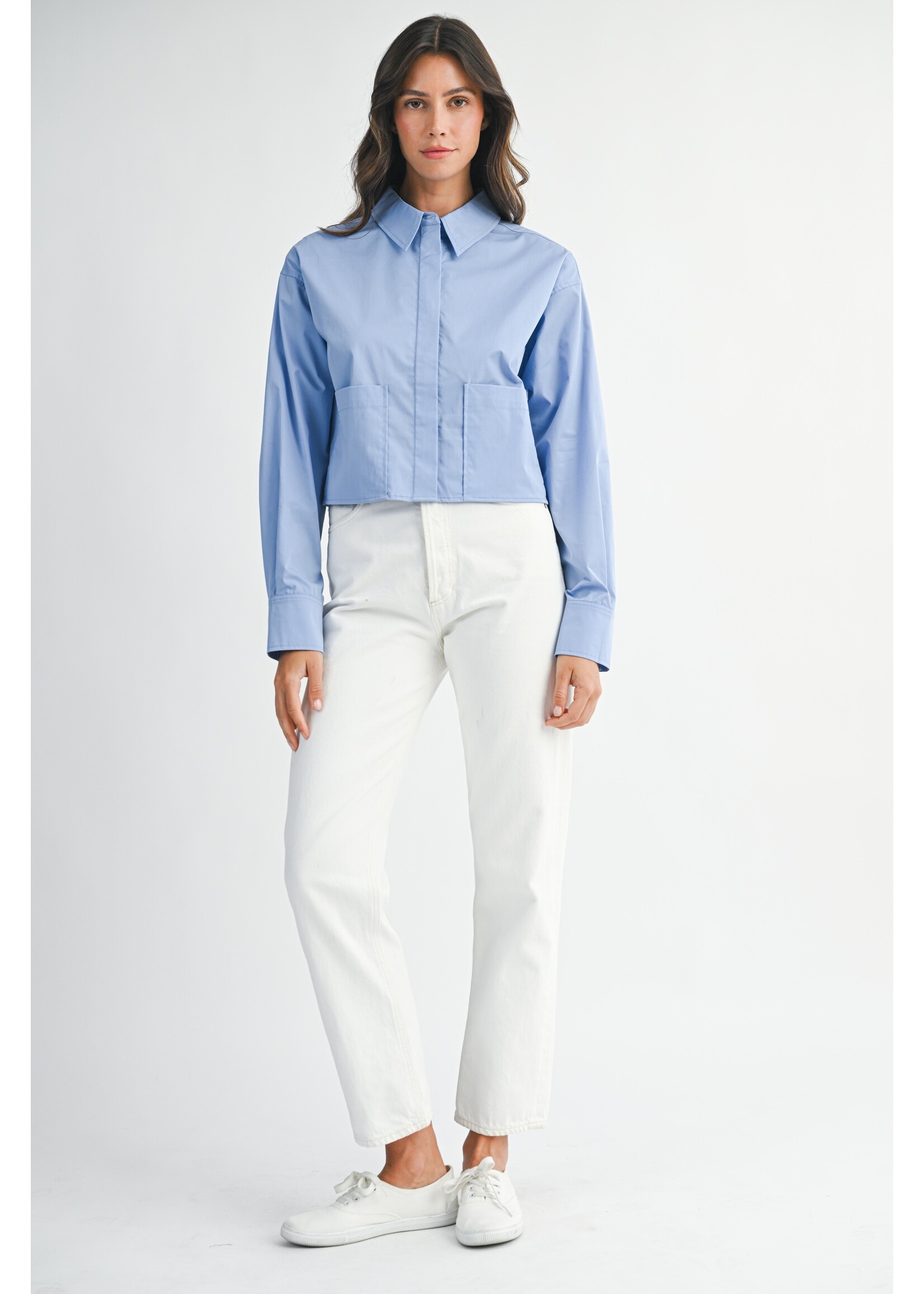 Mable Front Pocket Shirt - MT2346