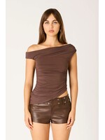 Cotton Candy LA Off the Shoulder Top - CT-13948