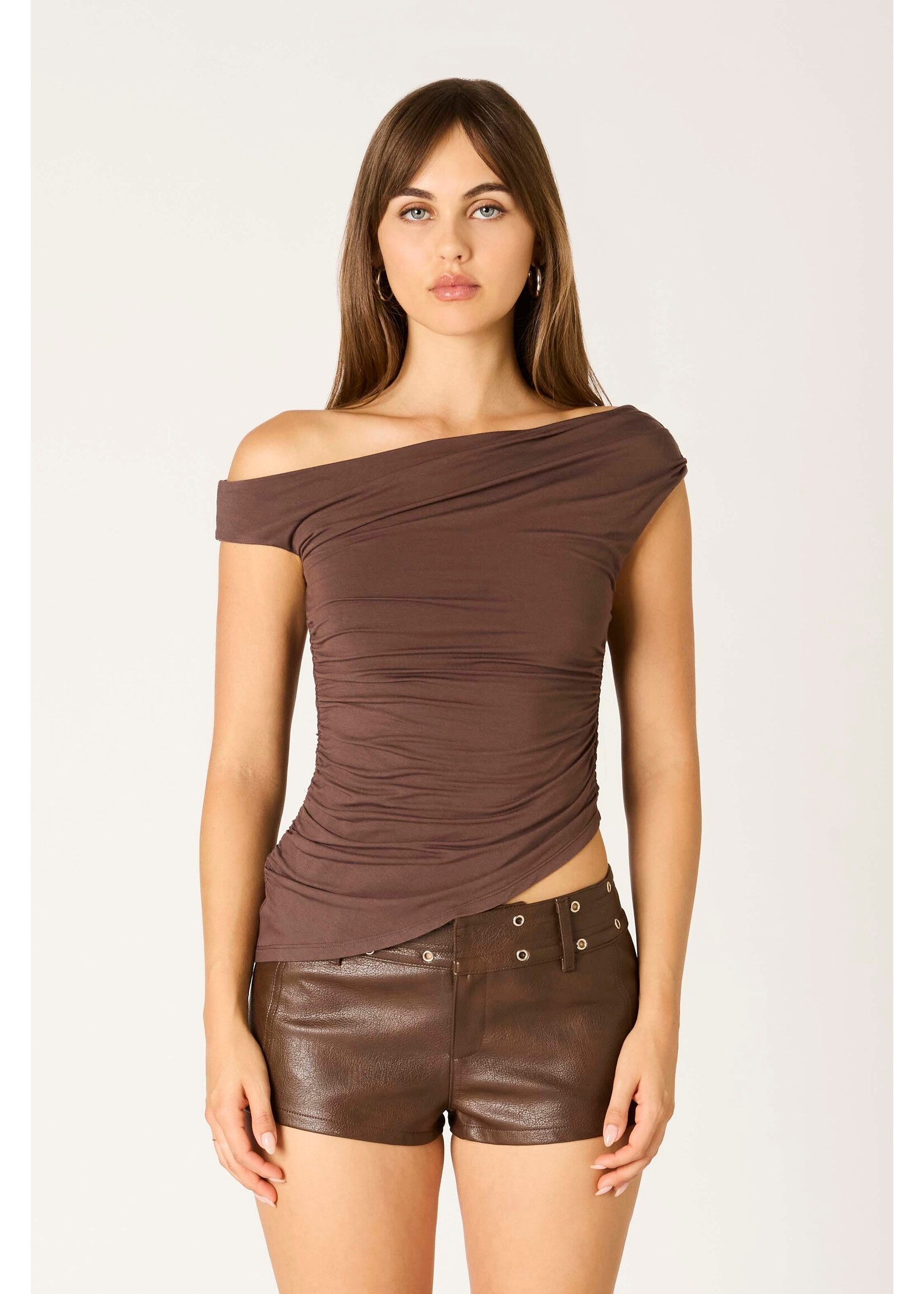 Cotton Candy LA Off the Shoulder Top - CT-13948