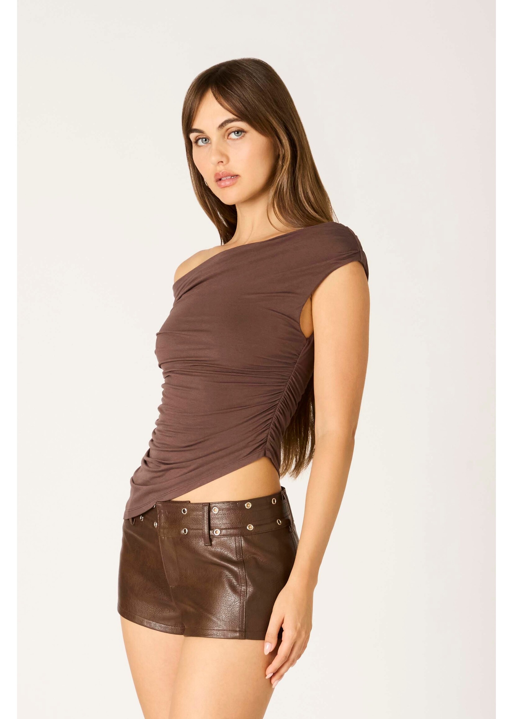 Cotton Candy LA Off the Shoulder Top - CT-13948