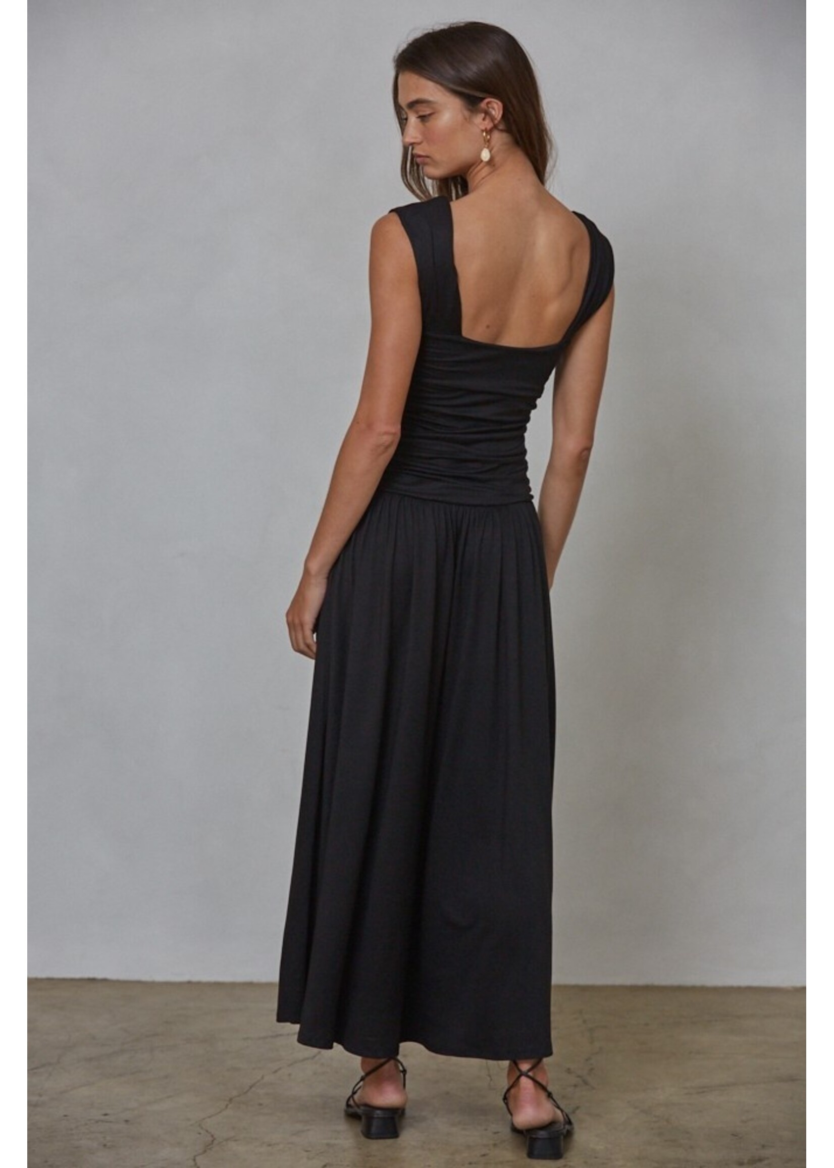 By Together Lionel Ruched Knit Maxi Dress - L9335