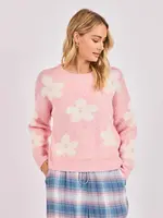 Sadie & Sage Flower Mama Pearl Embellished Sweater - AH4439