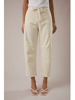 Le Lis High-Rise Eyelet Detail Barrel Jeans - BP1356-2