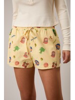 Le Lis Mid Rise Spaghetti Strap Pajama Shorts -  IP6258