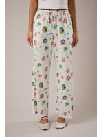 Le Lis Mid Rise Wide Leg Pajama Pants - IP6259