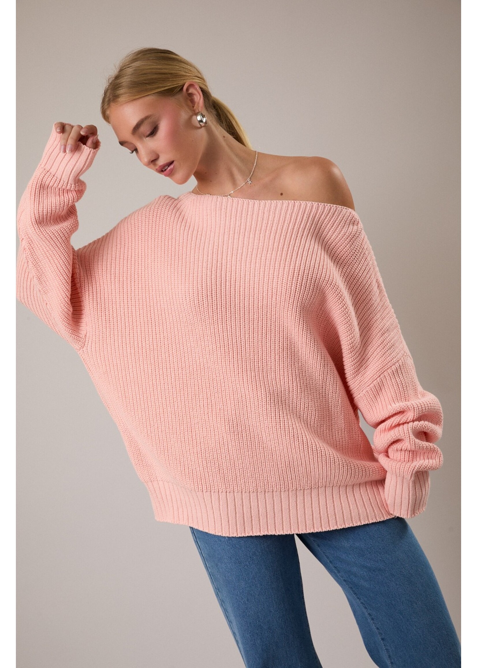 Le Lis Funnel Neck Sweater Top - SWT3368