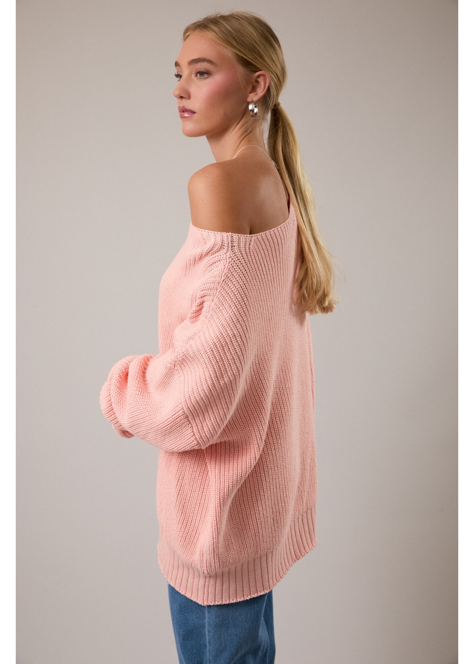 Le Lis Funnel Neck Sweater Top - SWT3368