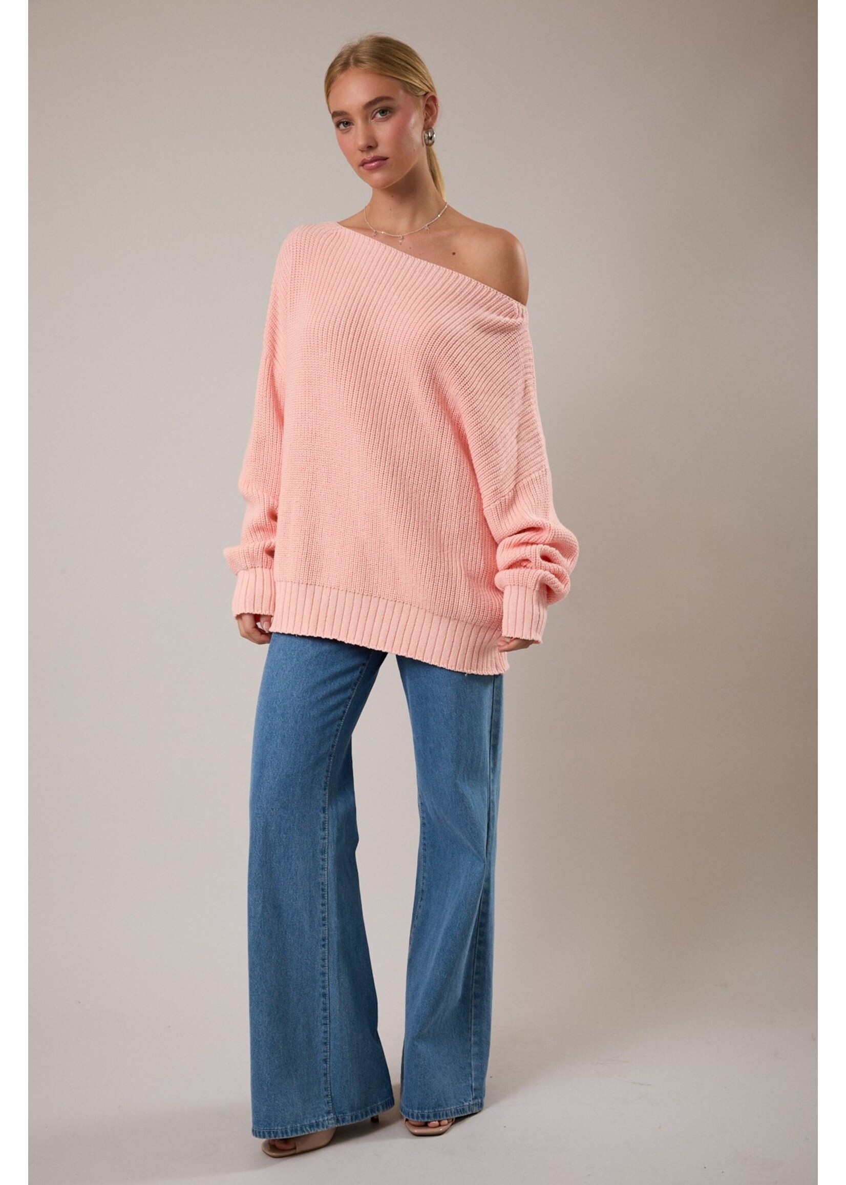 Le Lis Funnel Neck Sweater Top - SWT3368