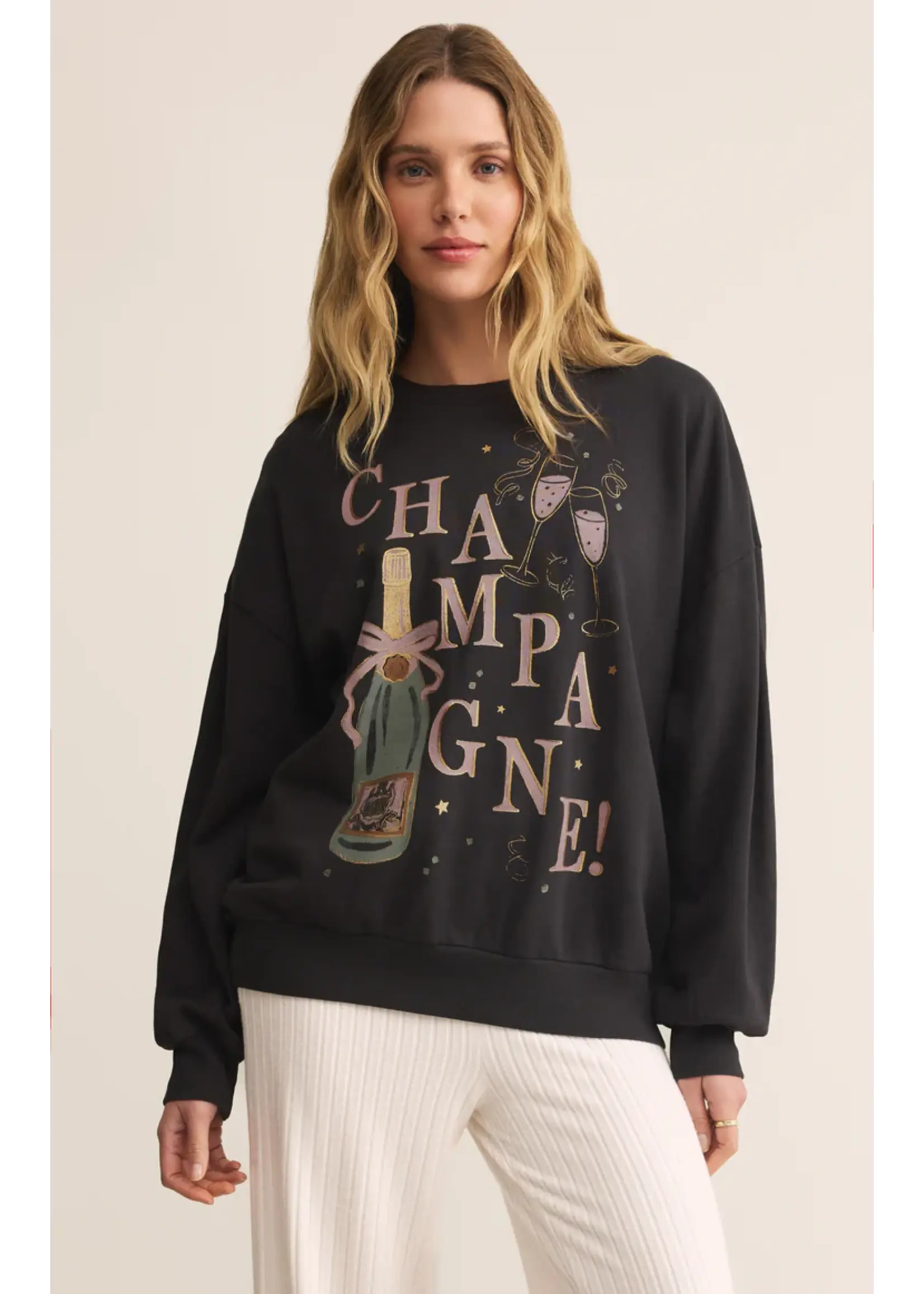 Z Supply Celebrate Sunday Sweatshirt - ZLT254946