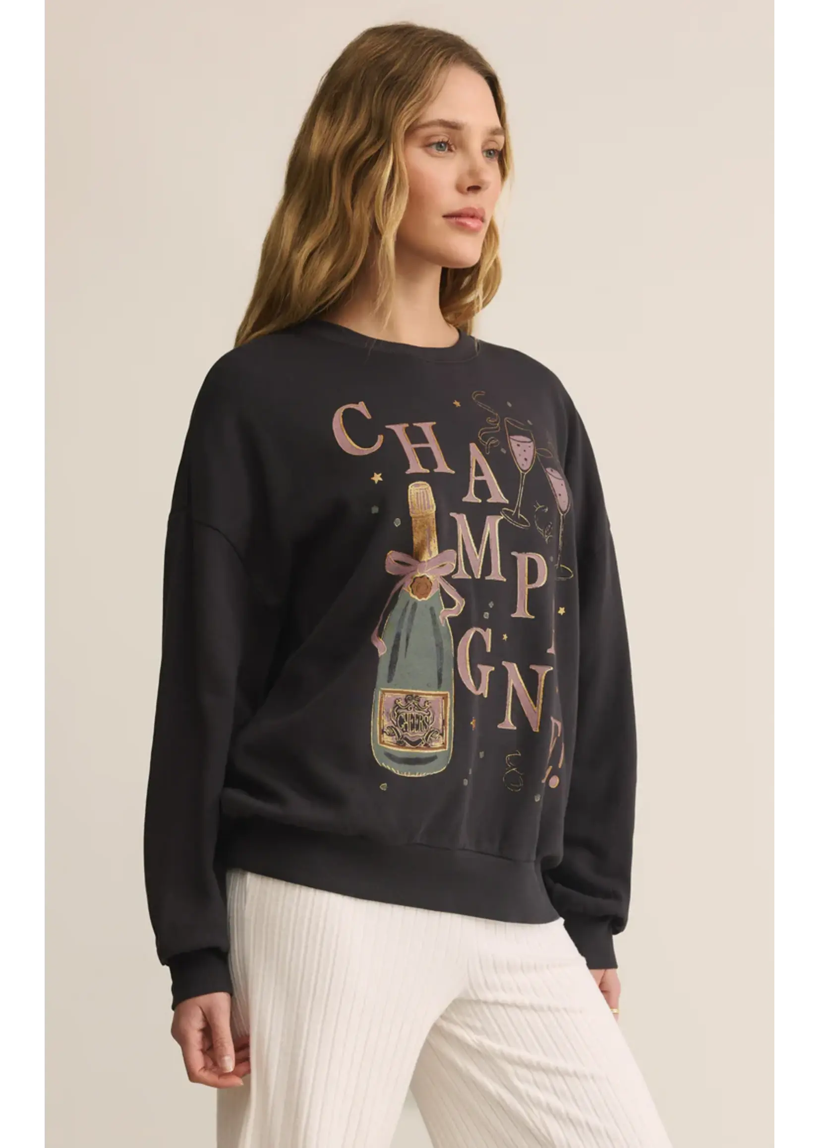 Z Supply Celebrate Sunday Sweatshirt - ZLT254946