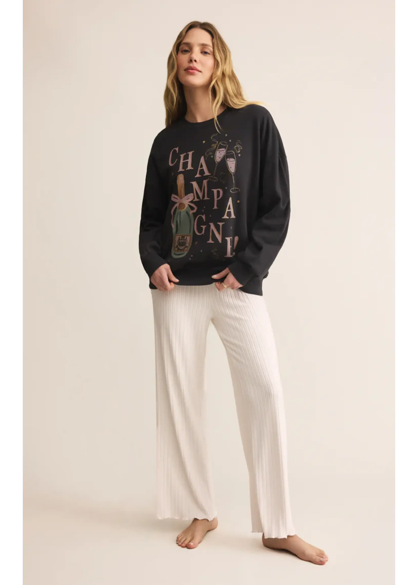 Z Supply Celebrate Sunday Sweatshirt - ZLT254946