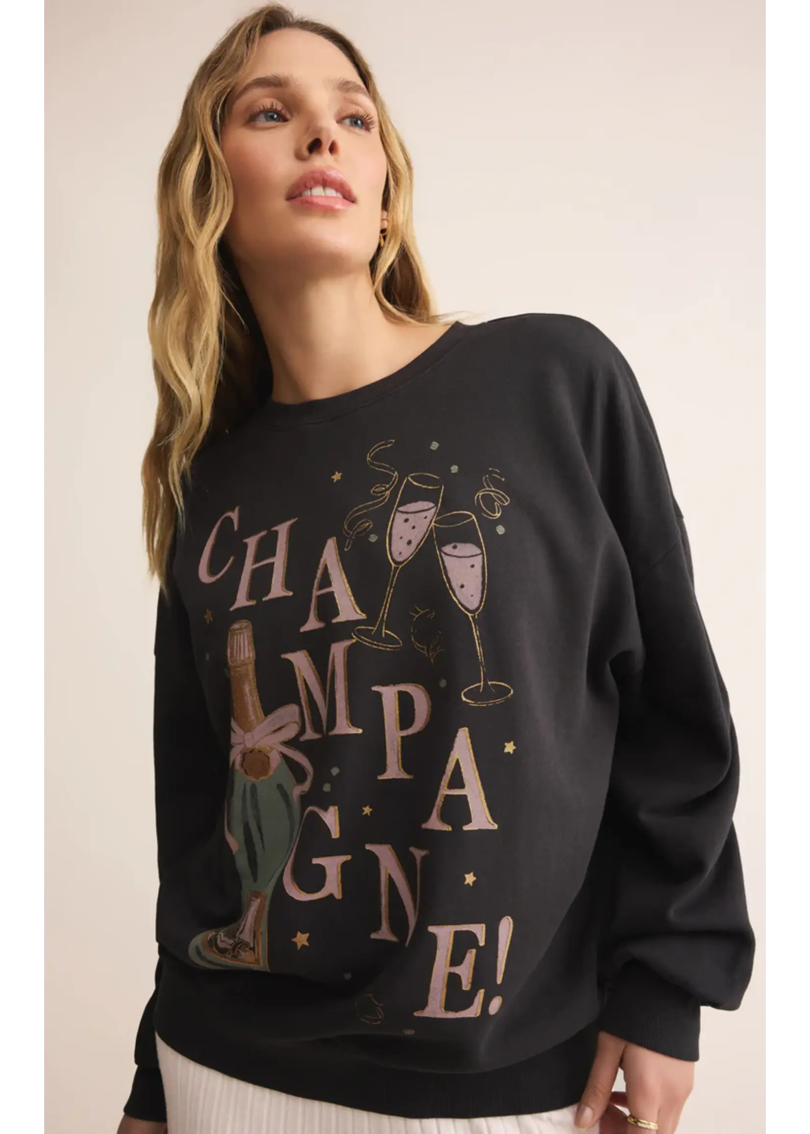 Z Supply Celebrate Sunday Sweatshirt - ZLT254946