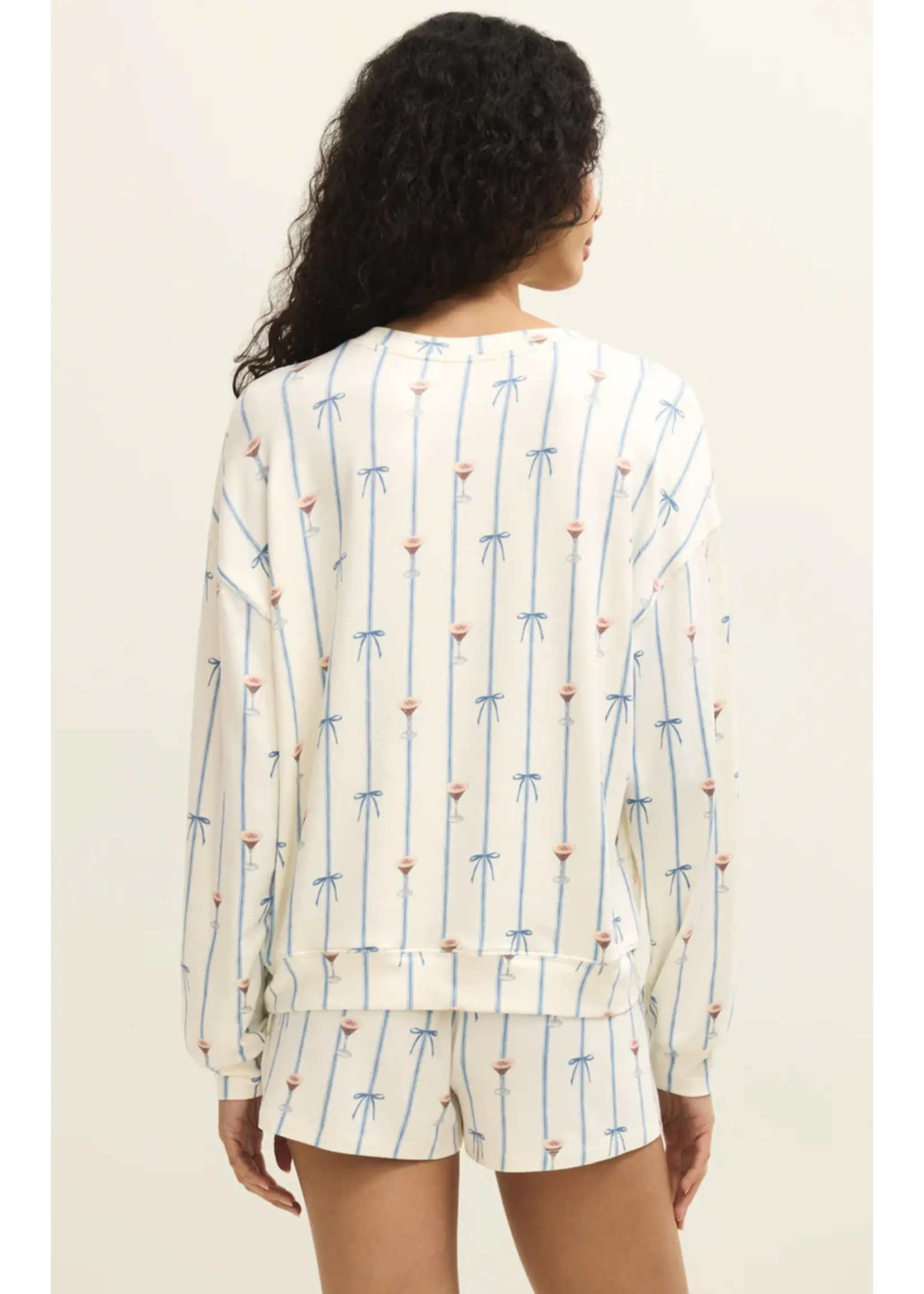 Z Supply Cozy Espresso Martini LS Top - ZLT261502