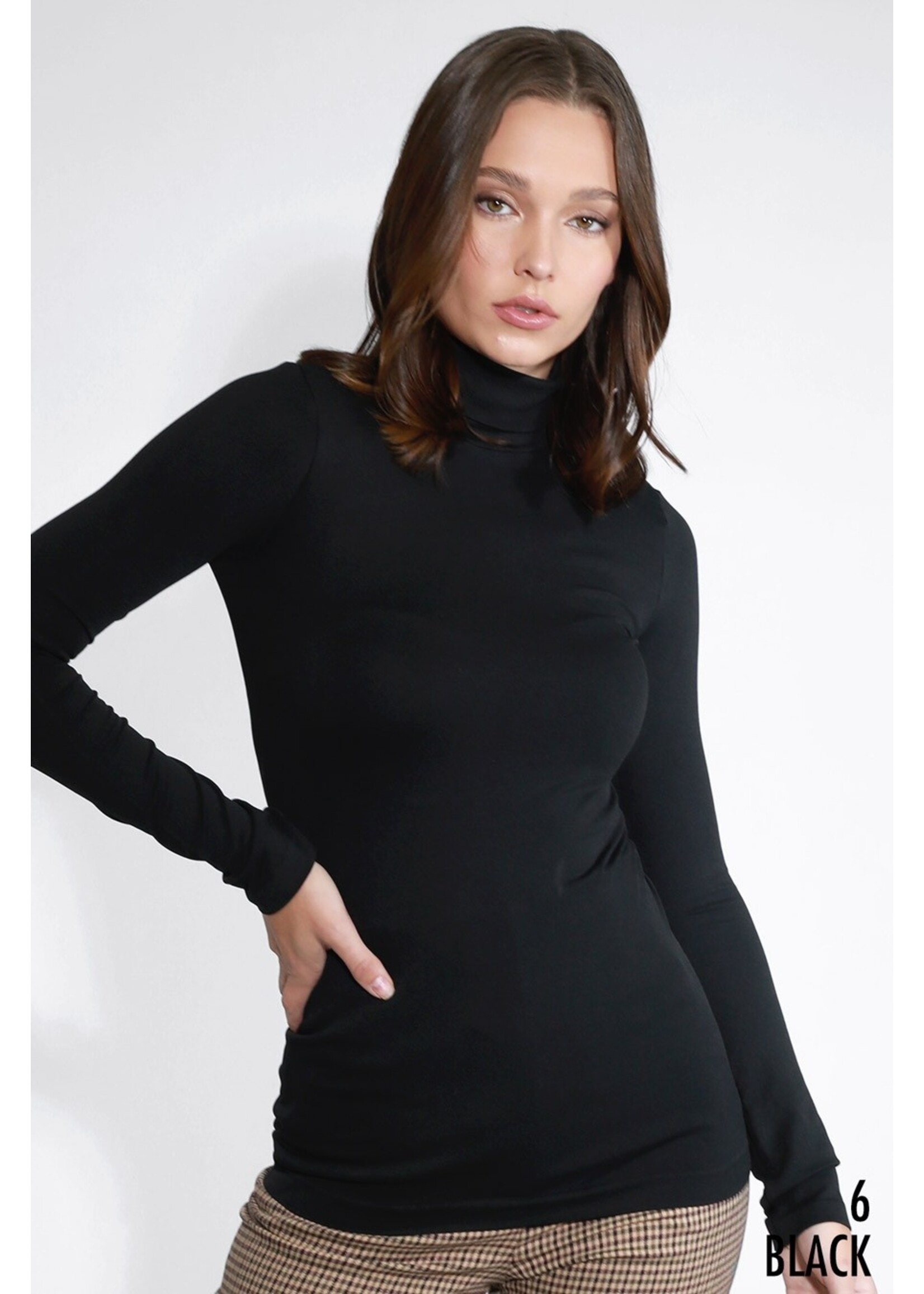 NikiBiki Fold Turtle Neck Top - NS7665