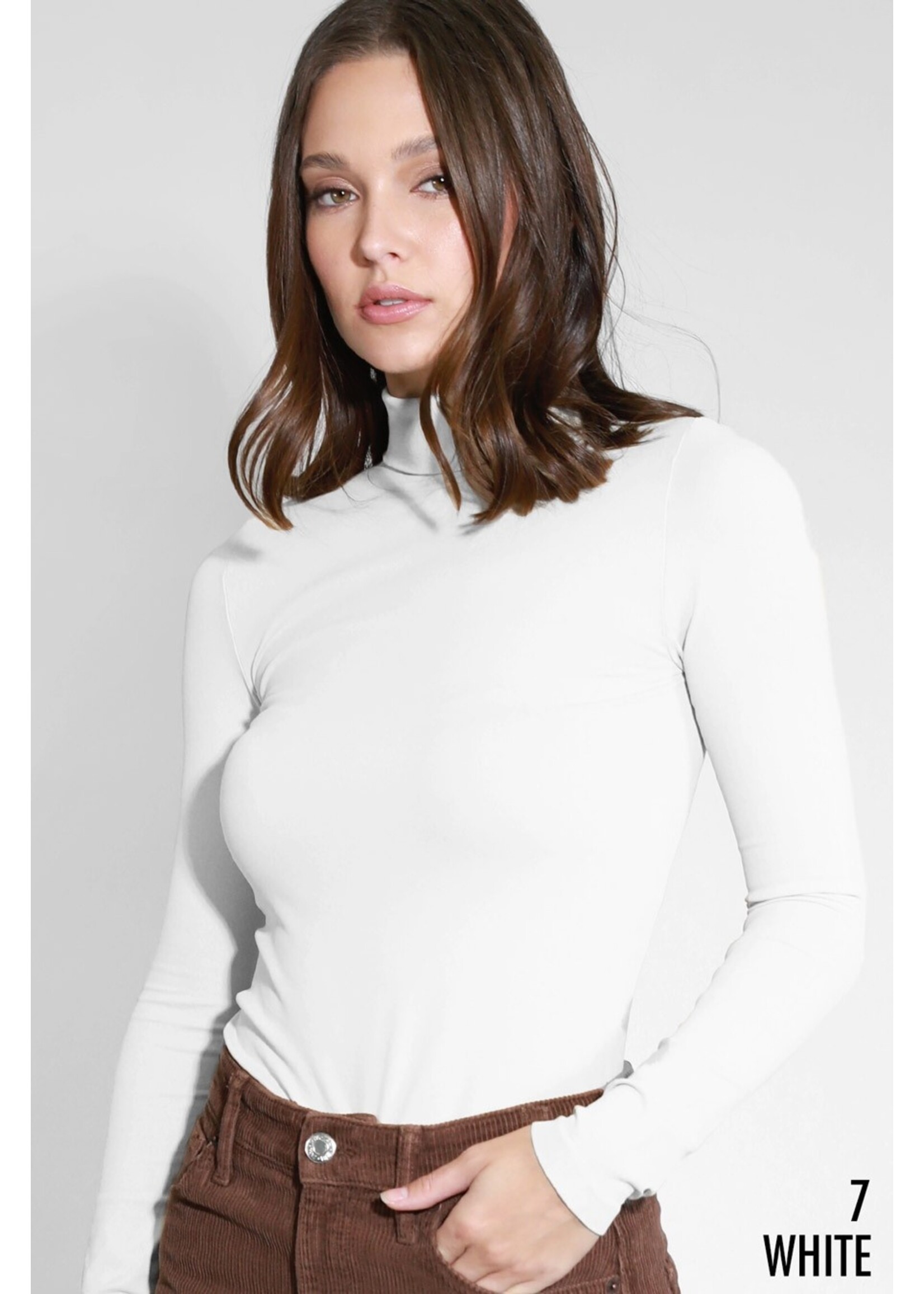 NikiBiki Fold Turtle Neck Top - NS7665