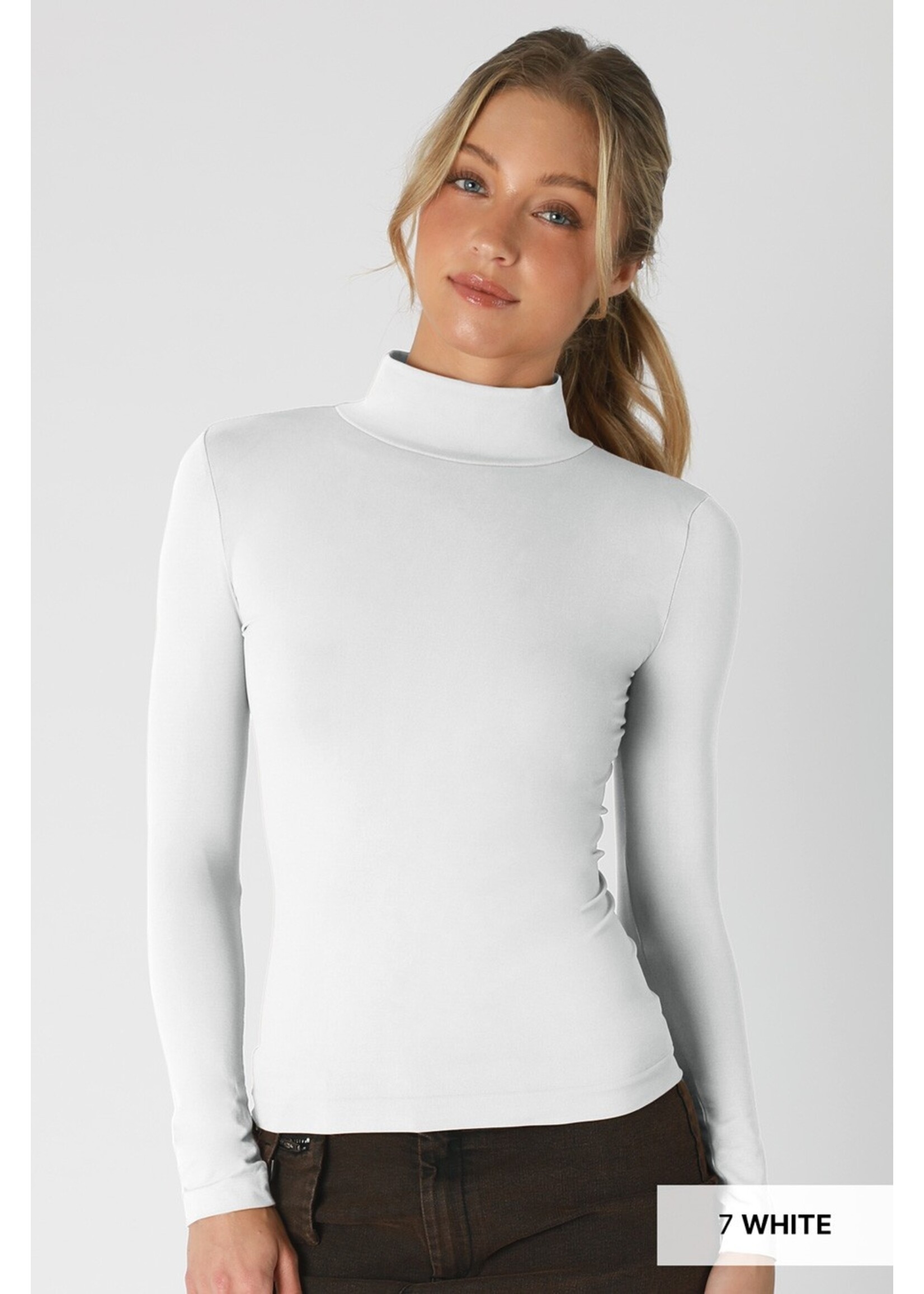 NikiBiki Long Sleeve Mock Neck Top - NS5158