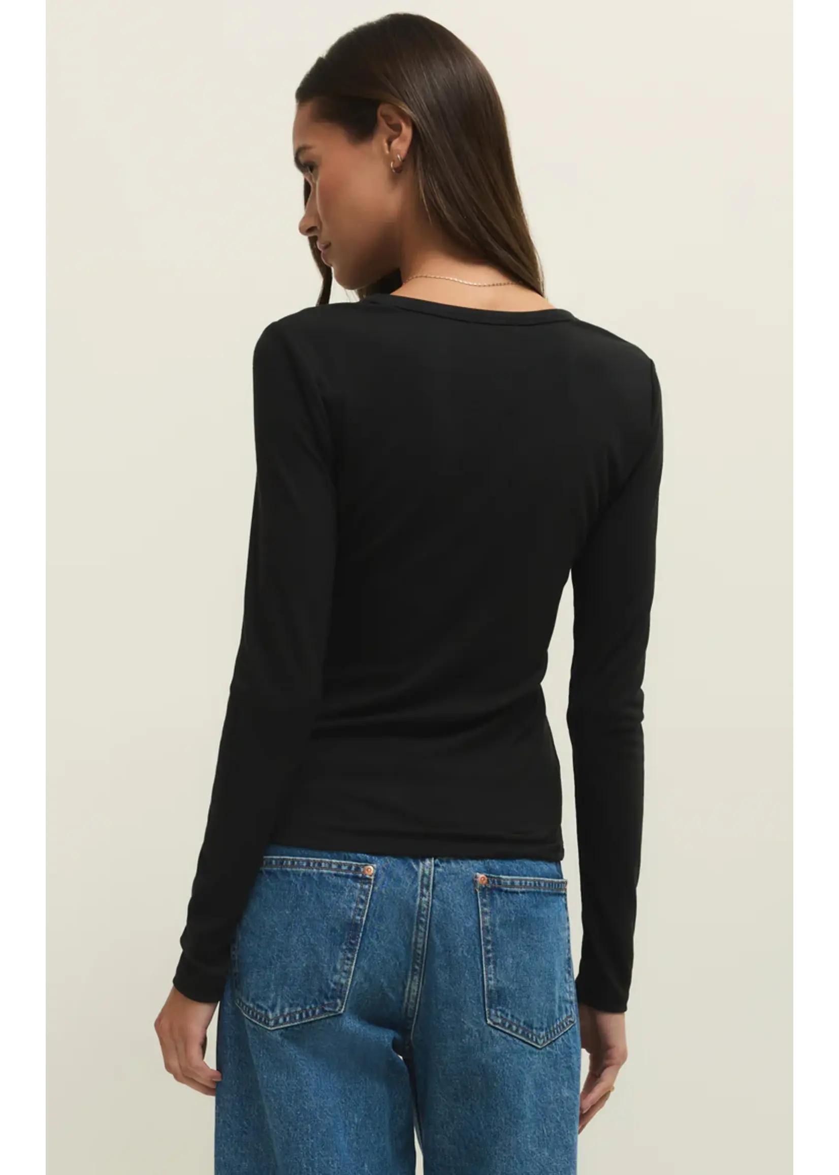 Z Supply Second Skin Crew LS - ZT254896