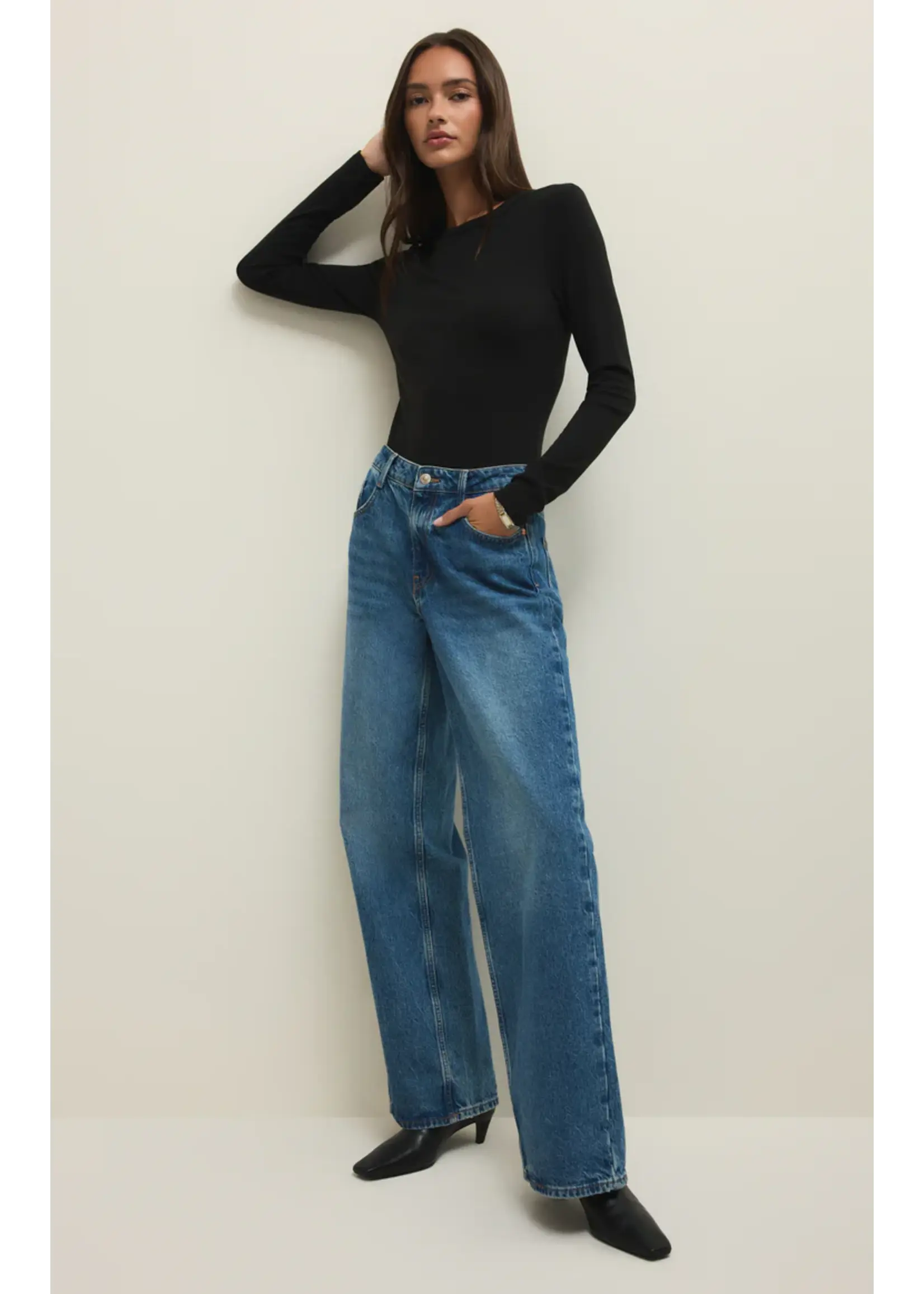 Z Supply Second Skin Crew LS - ZT254896