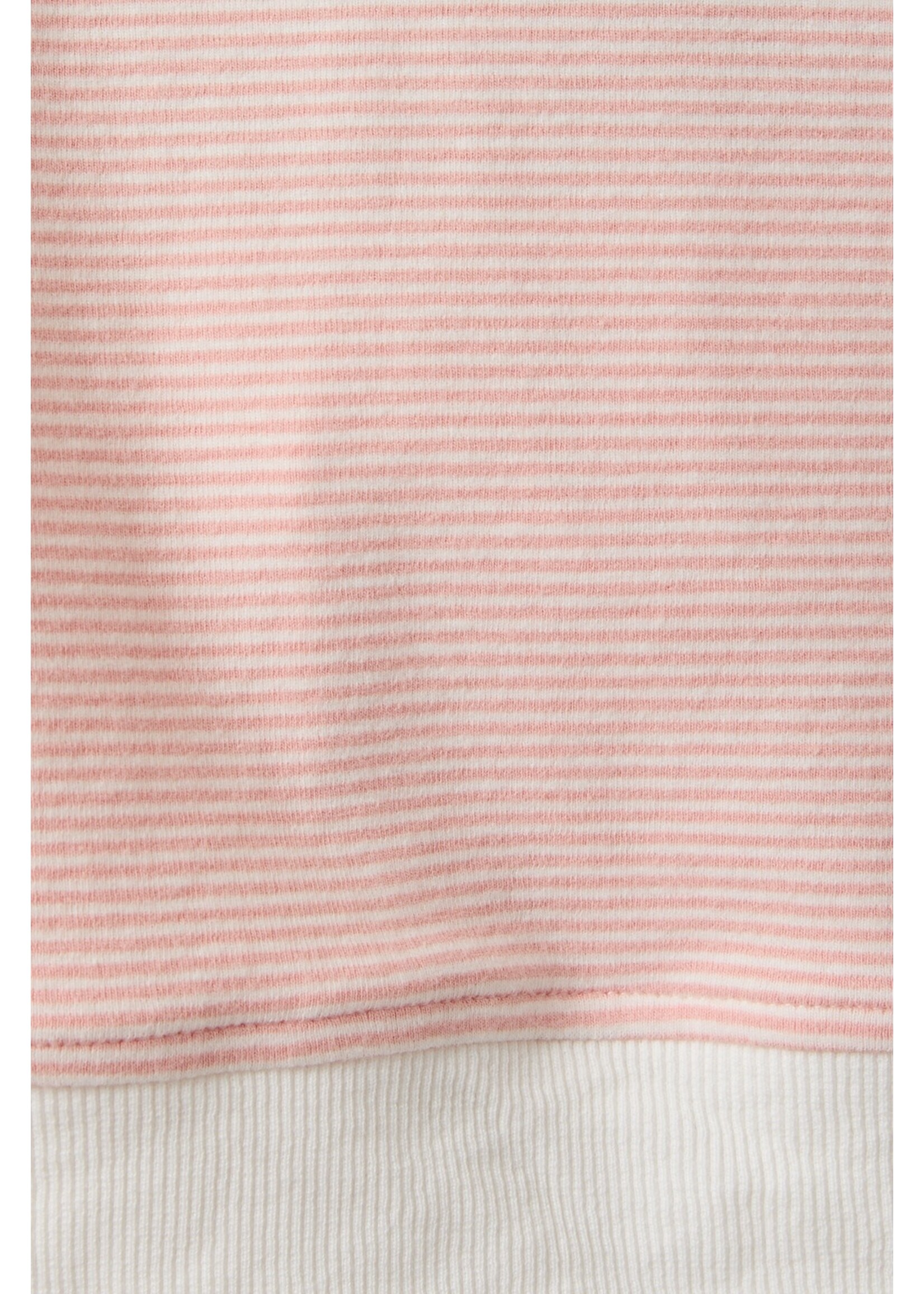 Le Lis Mock Neck Stripe Sweatshirts Top - PT6947