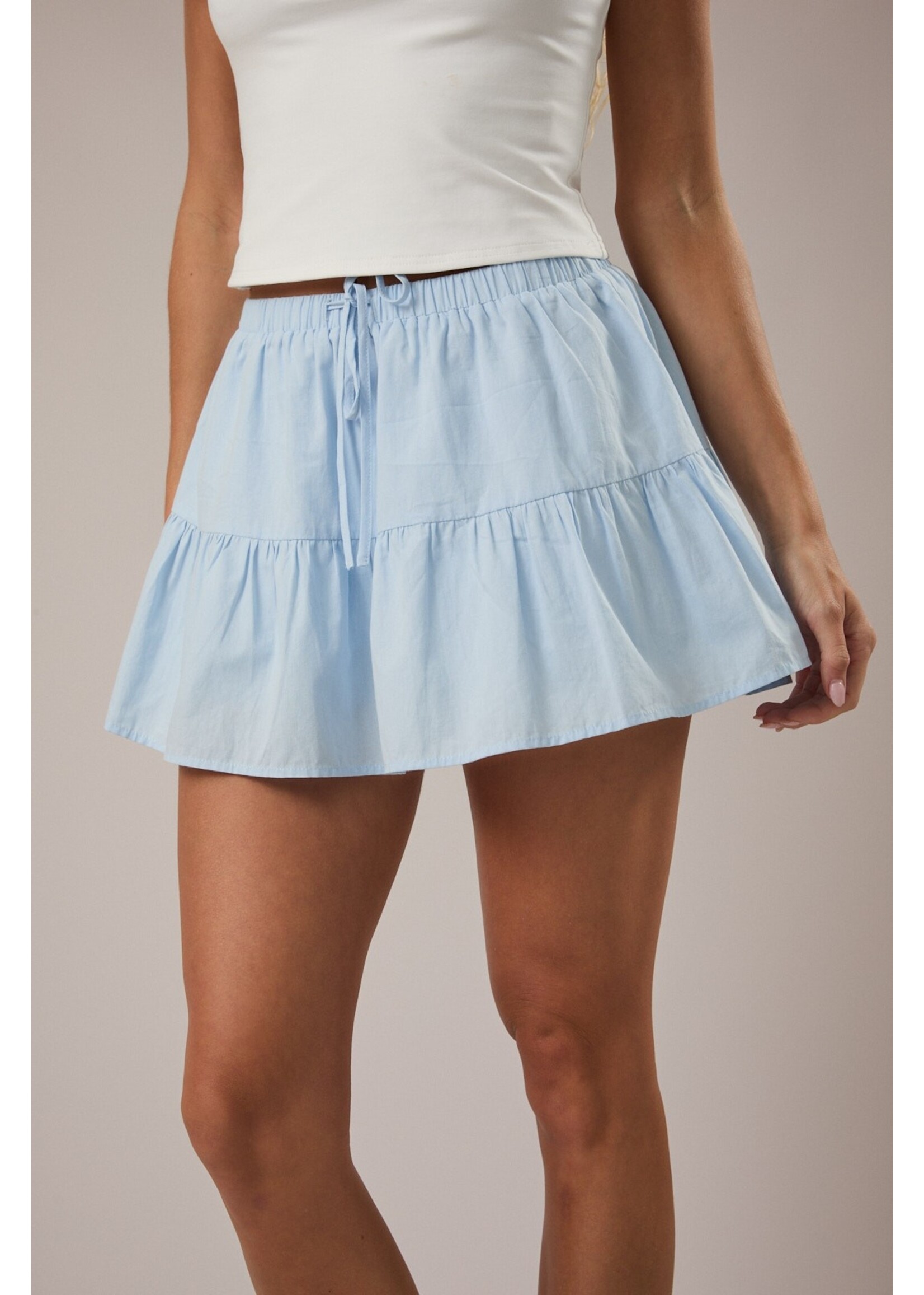 Le Lis Mid-Rise Tiered Skort - IS5745
