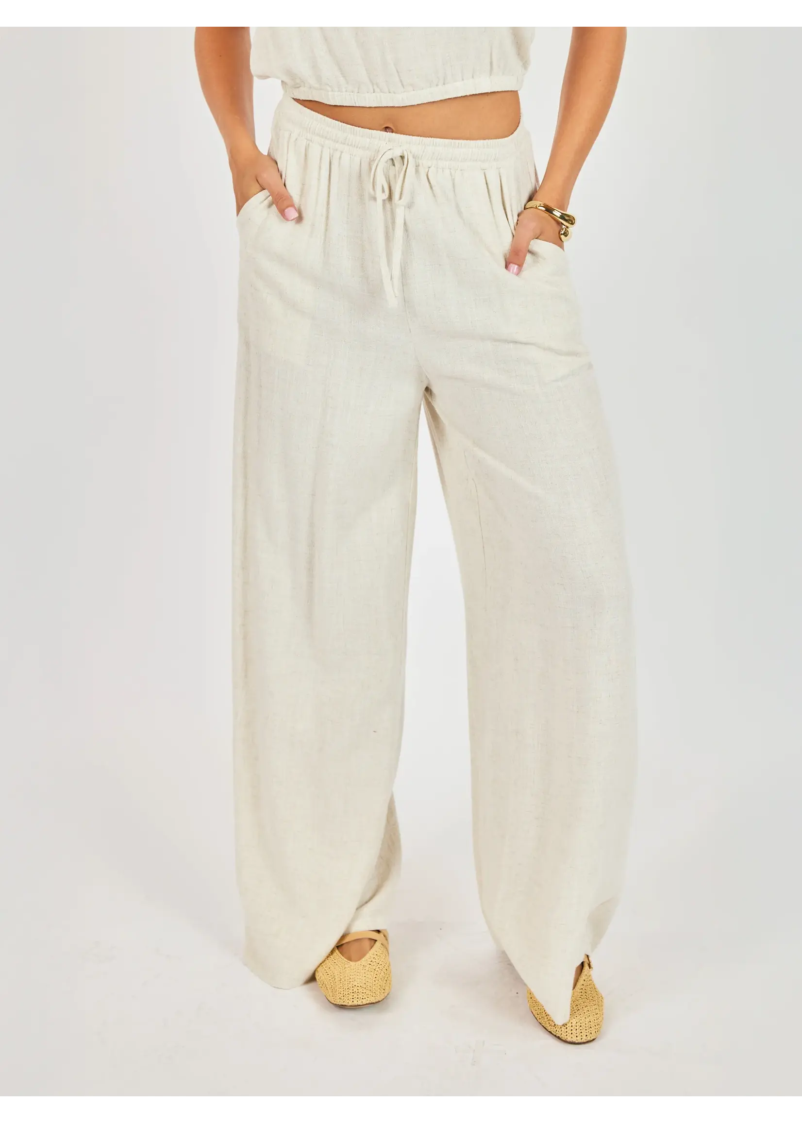 Sadie & Sage Sugarloaf Elastic Waist Pants - AJ1701