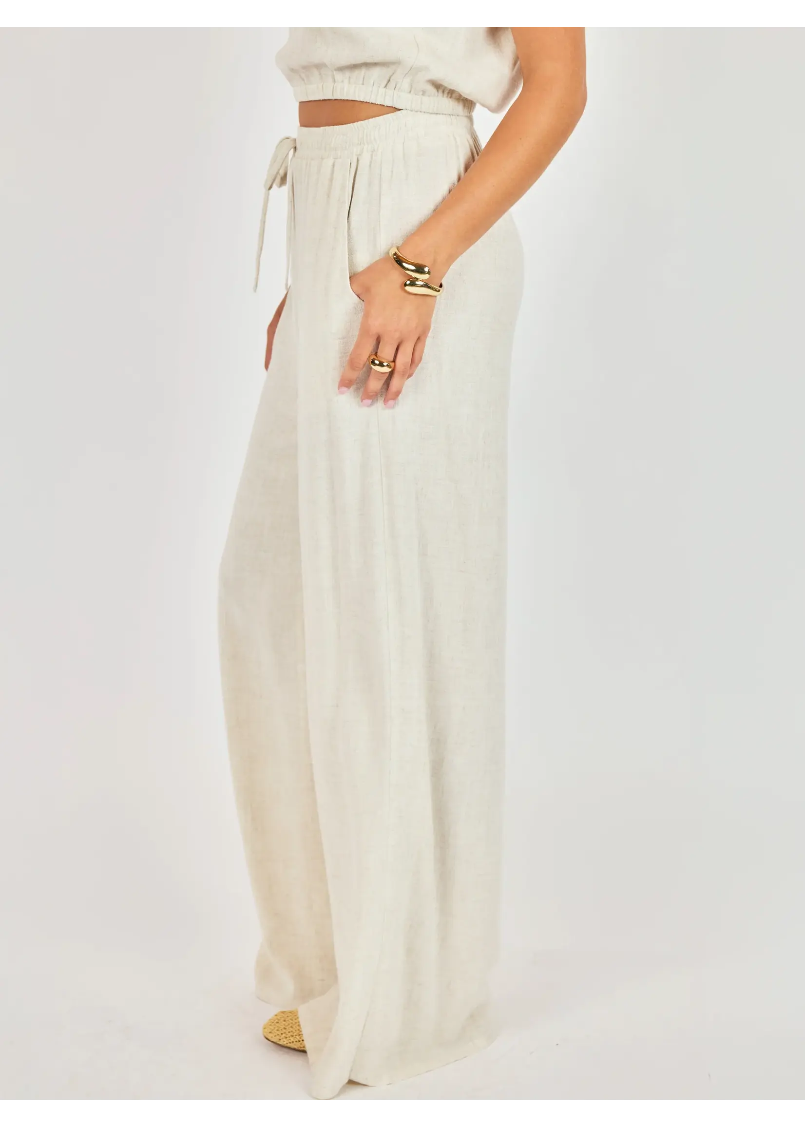 Sadie & Sage Sugarloaf Elastic Waist Pants - AJ1701