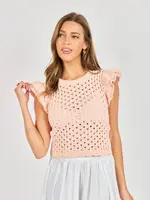 Sadie & Sage Miren Open Knit Sweater - AJ1429