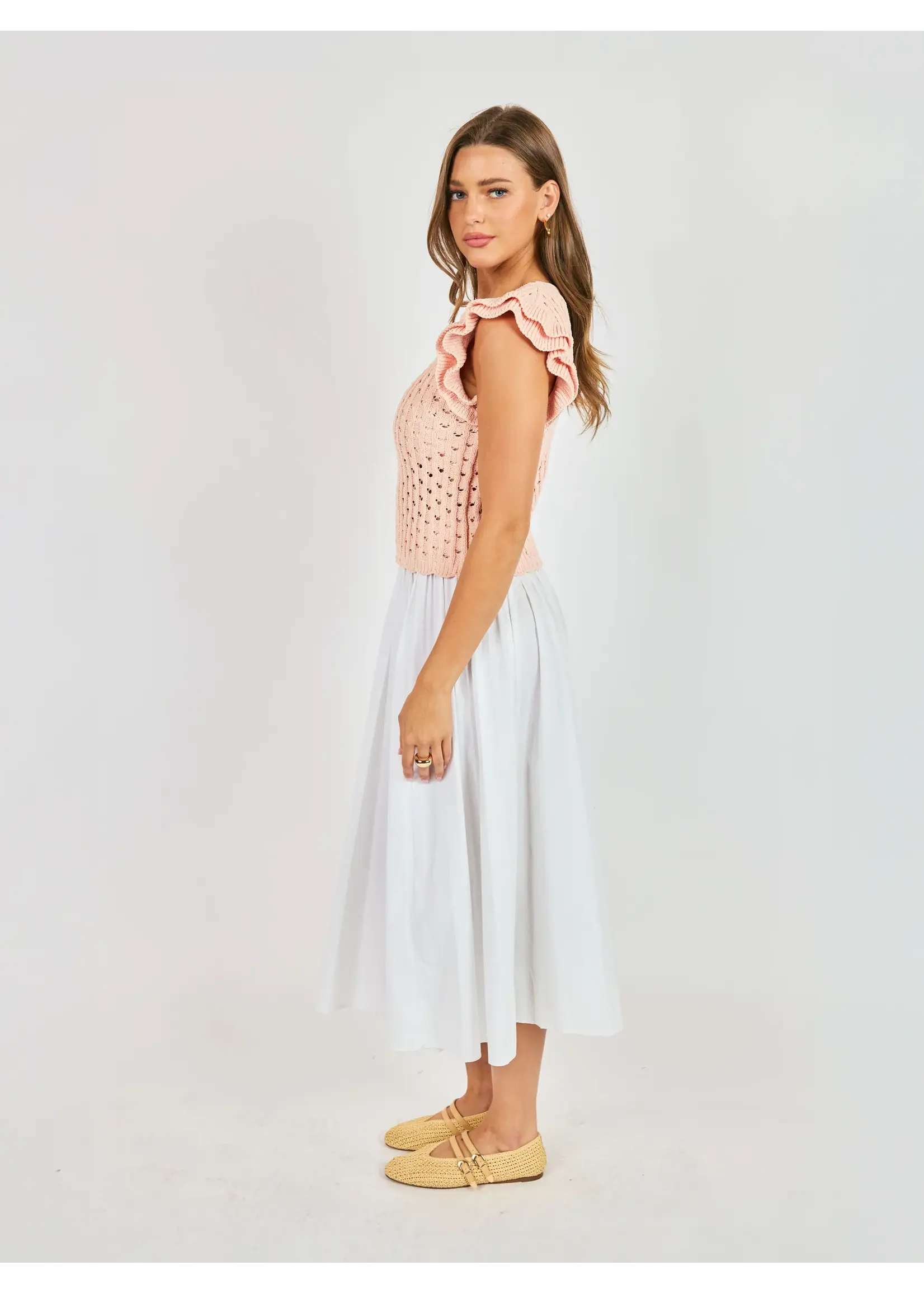 Sadie & Sage Miren Open Knit Sweater - AJ1429