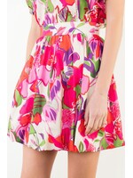 THML Floral Print Skirt - JH2410