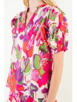 THML Floral Print Top - JH2411-3